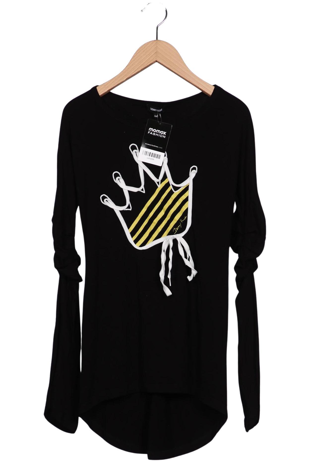 

Denny Rose Damen Langarmshirt, schwarz, Gr. 38
