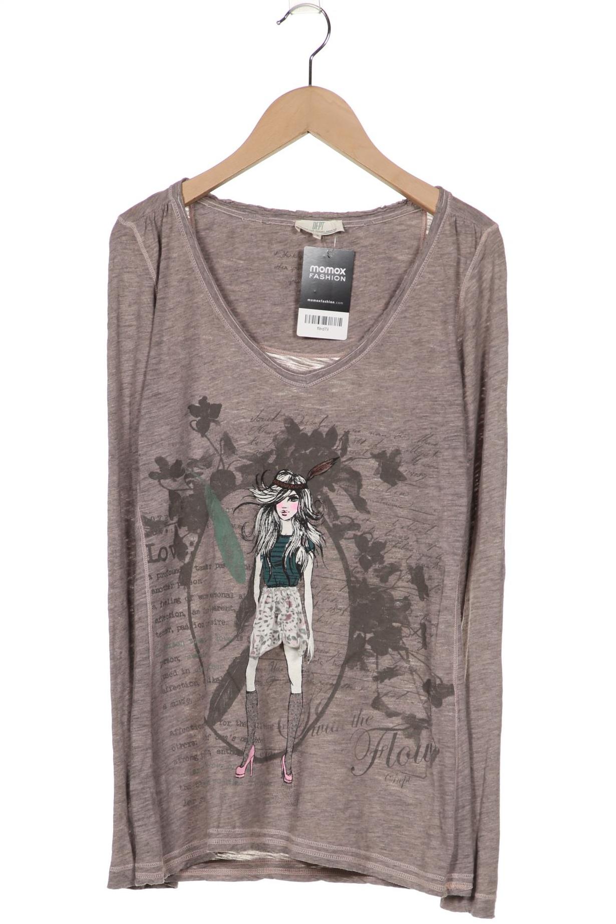 

Dept. Damen Langarmshirt, grau, Gr. 36
