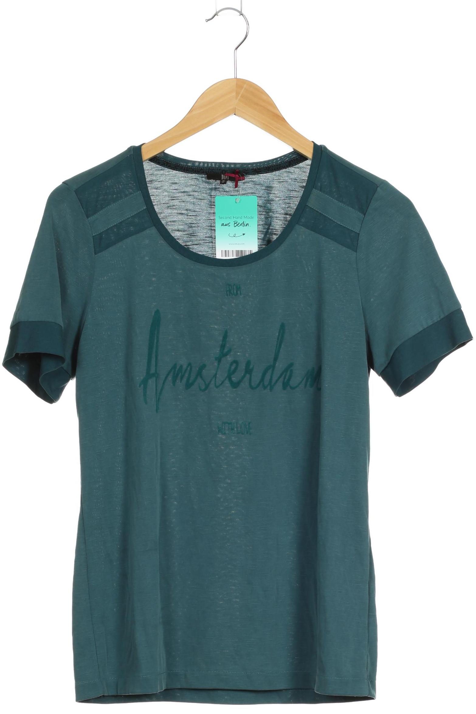 

Dept. Damen T-Shirt, türkis, Gr. 38