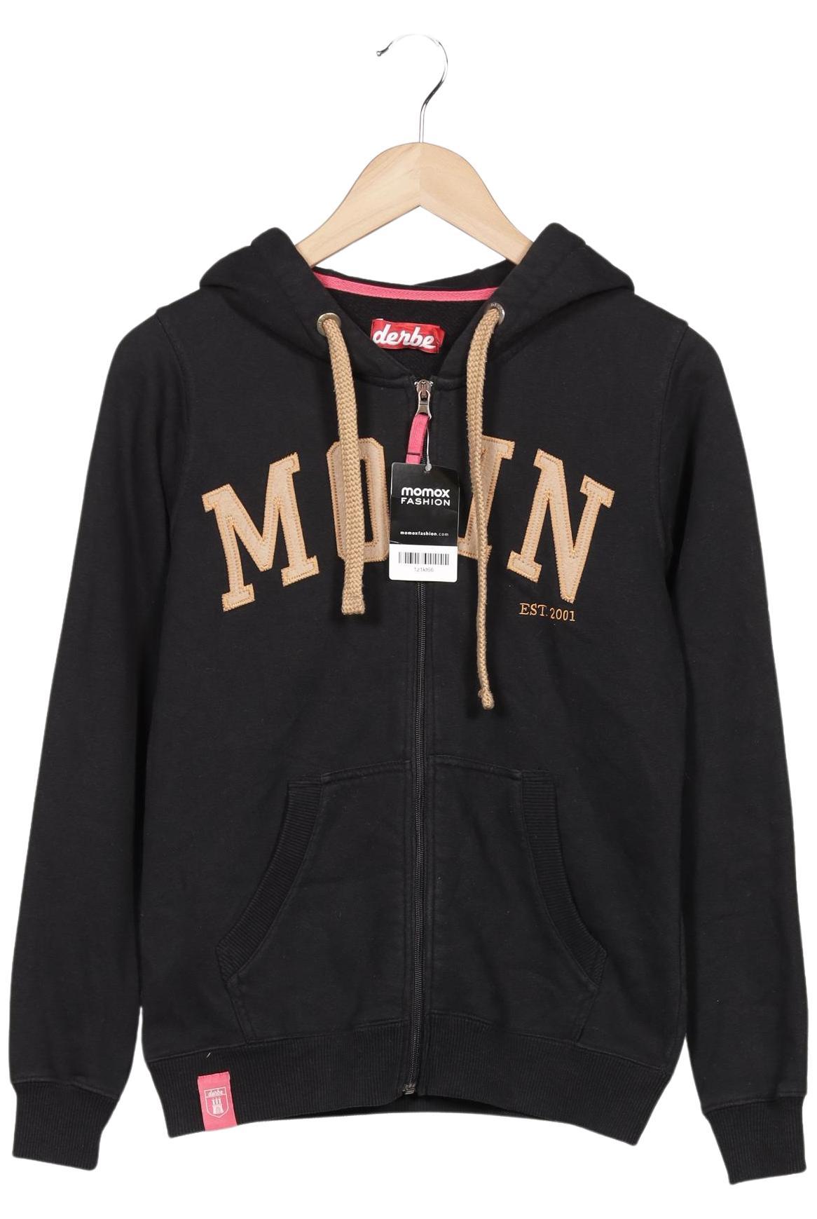 

Derbe Damen Kapuzenpullover, schwarz, Gr. 36