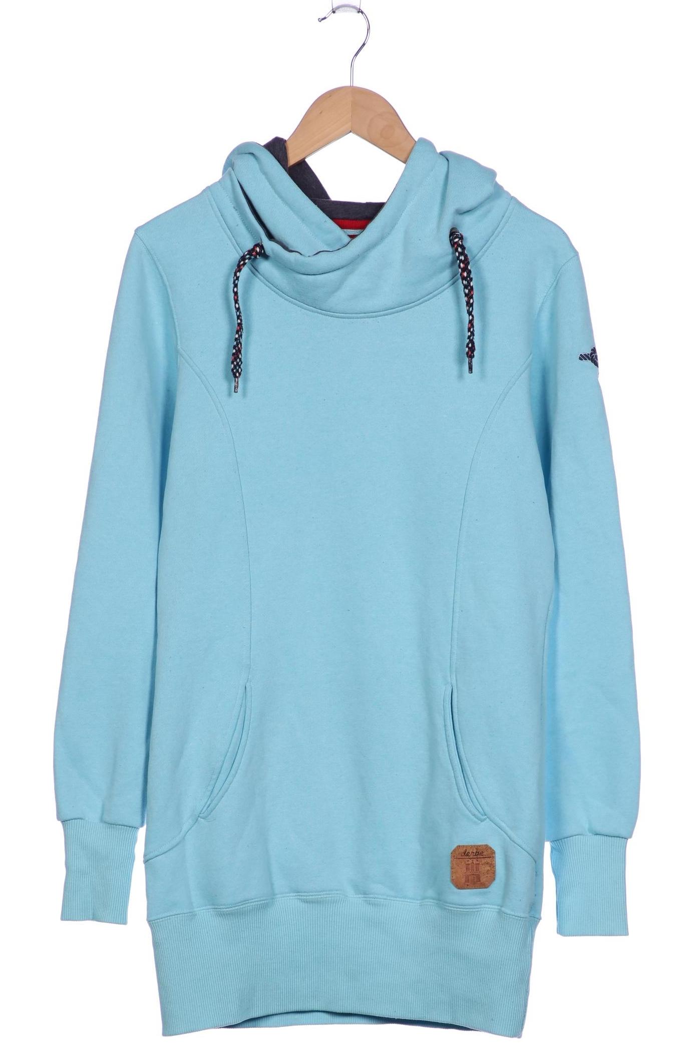 

Derbe Damen Kapuzenpullover, hellblau, Gr. 42