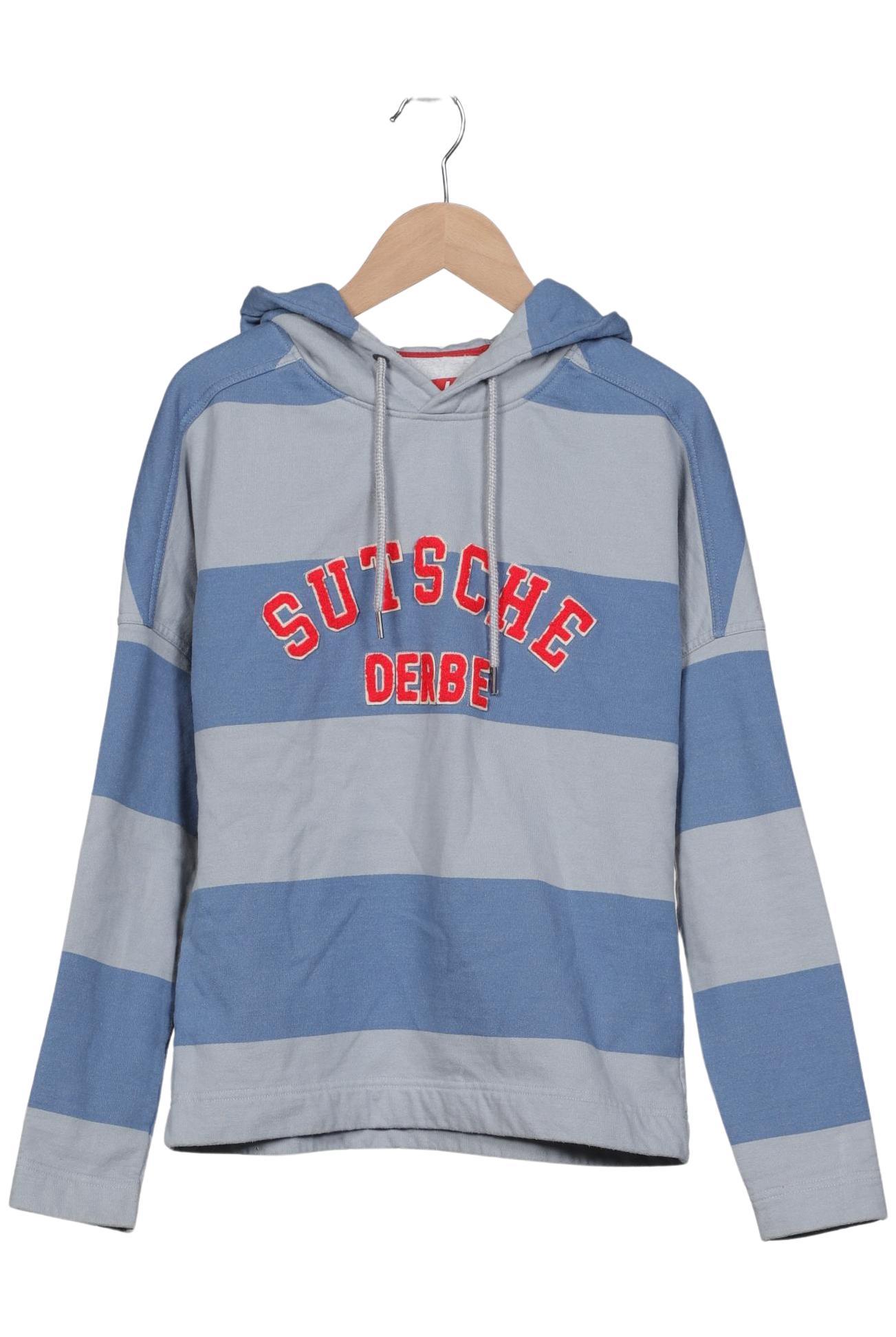 

Derbe Damen Kapuzenpullover, blau, Gr. 34