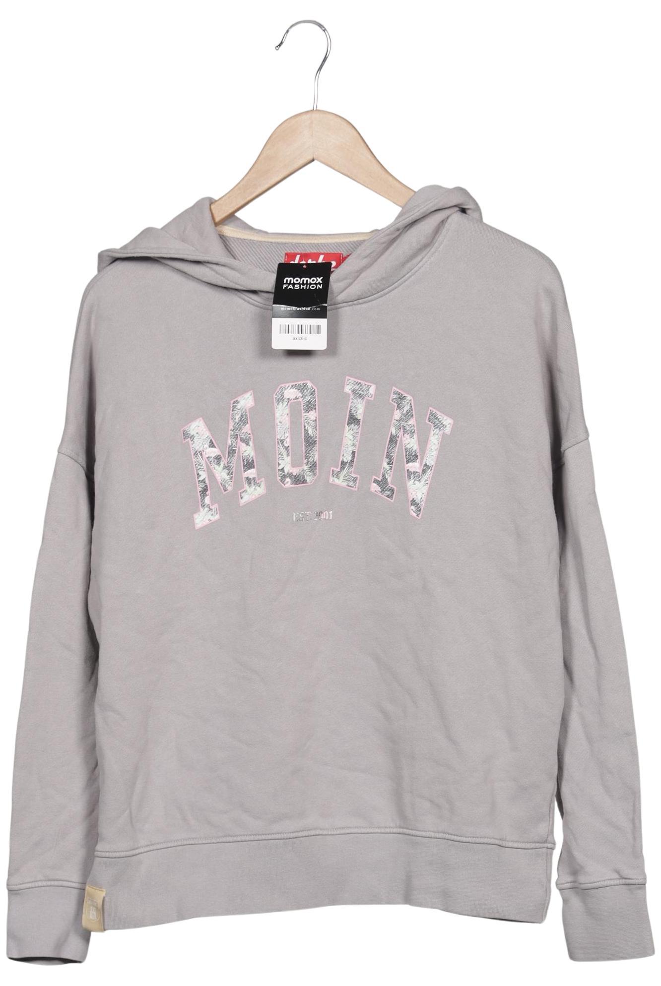 

Derbe Damen Kapuzenpullover, grau, Gr. 38