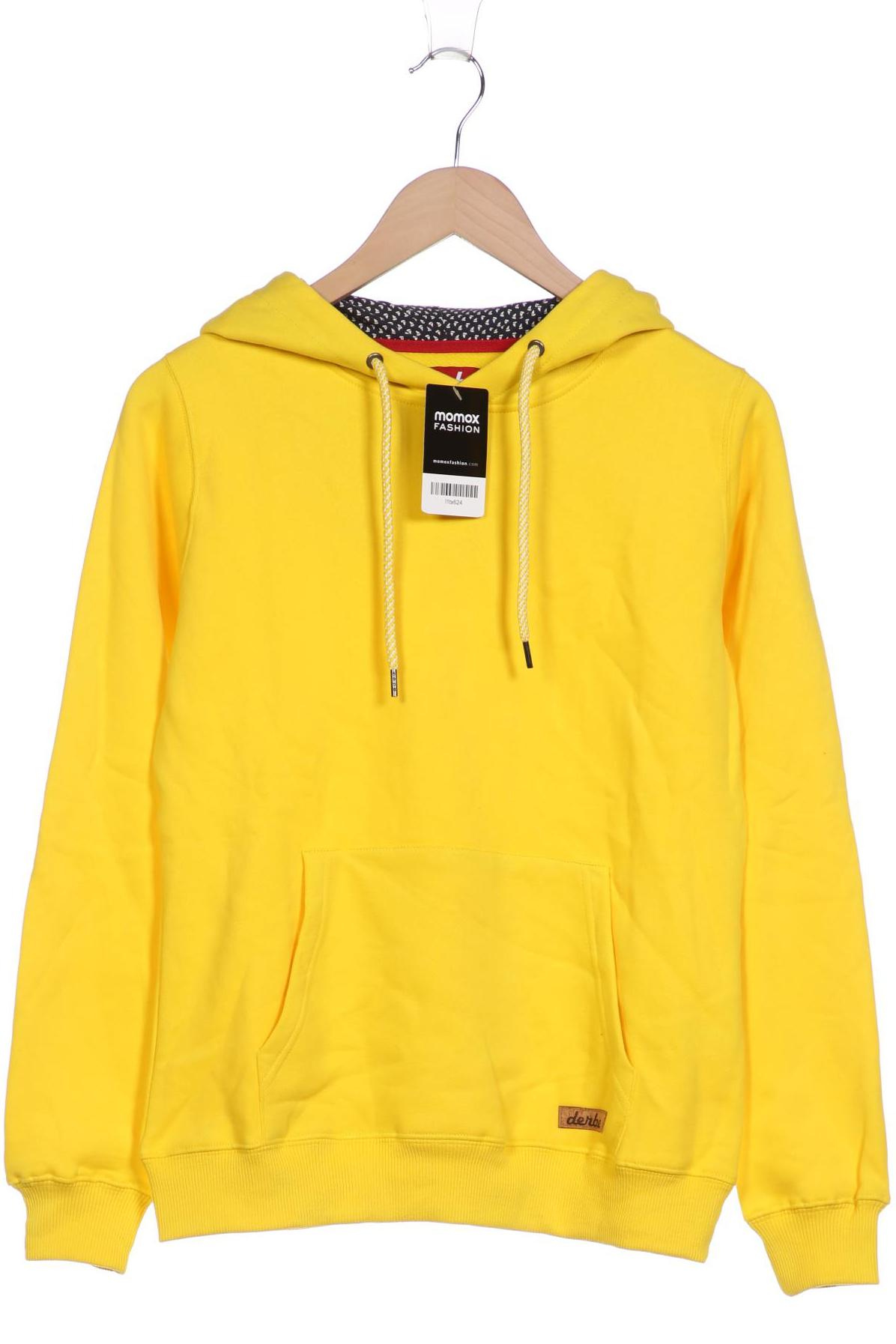 

Derbe Damen Kapuzenpullover, gelb, Gr. 36