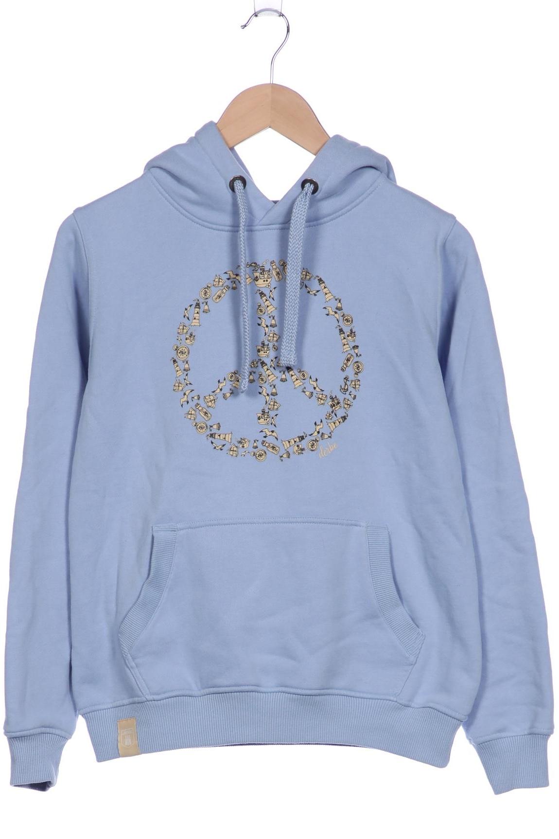 

Derbe Damen Kapuzenpullover, hellblau, Gr. 36