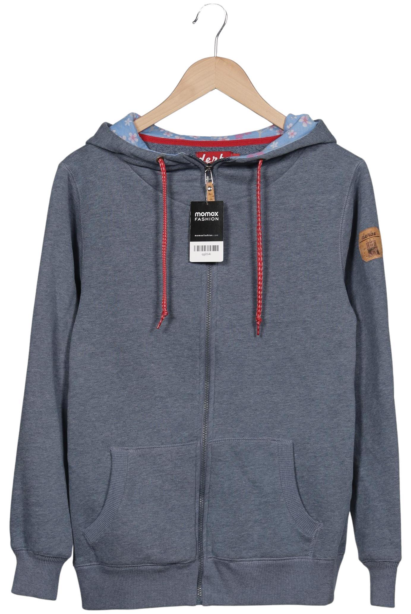 

Derbe Damen Kapuzenpullover, blau, Gr. 42