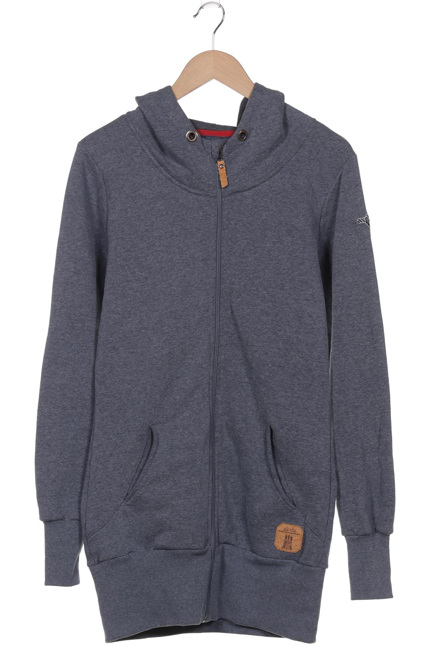 

Derbe Damen Kapuzenpullover, blau, Gr. 42