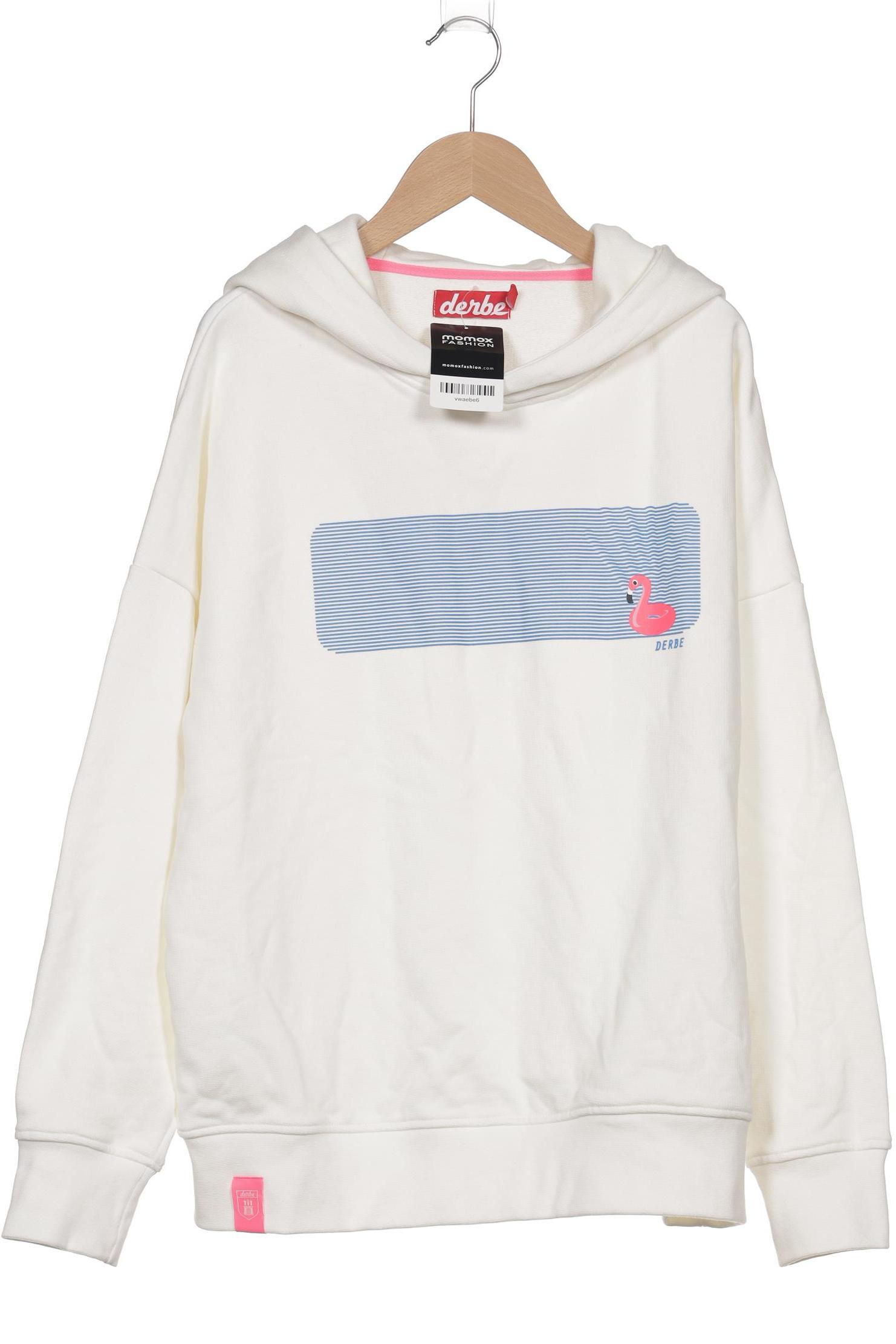 

Derbe Damen Kapuzenpullover, weiß, Gr. 38
