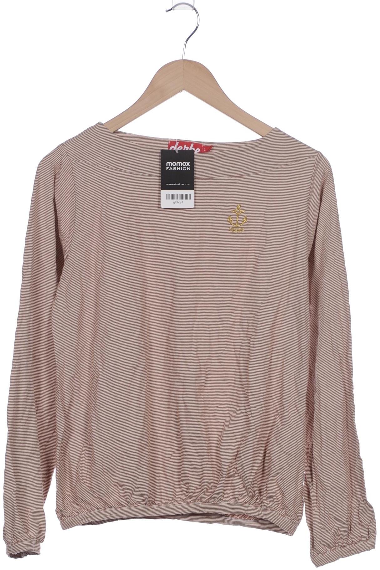 

Derbe Damen Langarmshirt, braun, Gr. 42