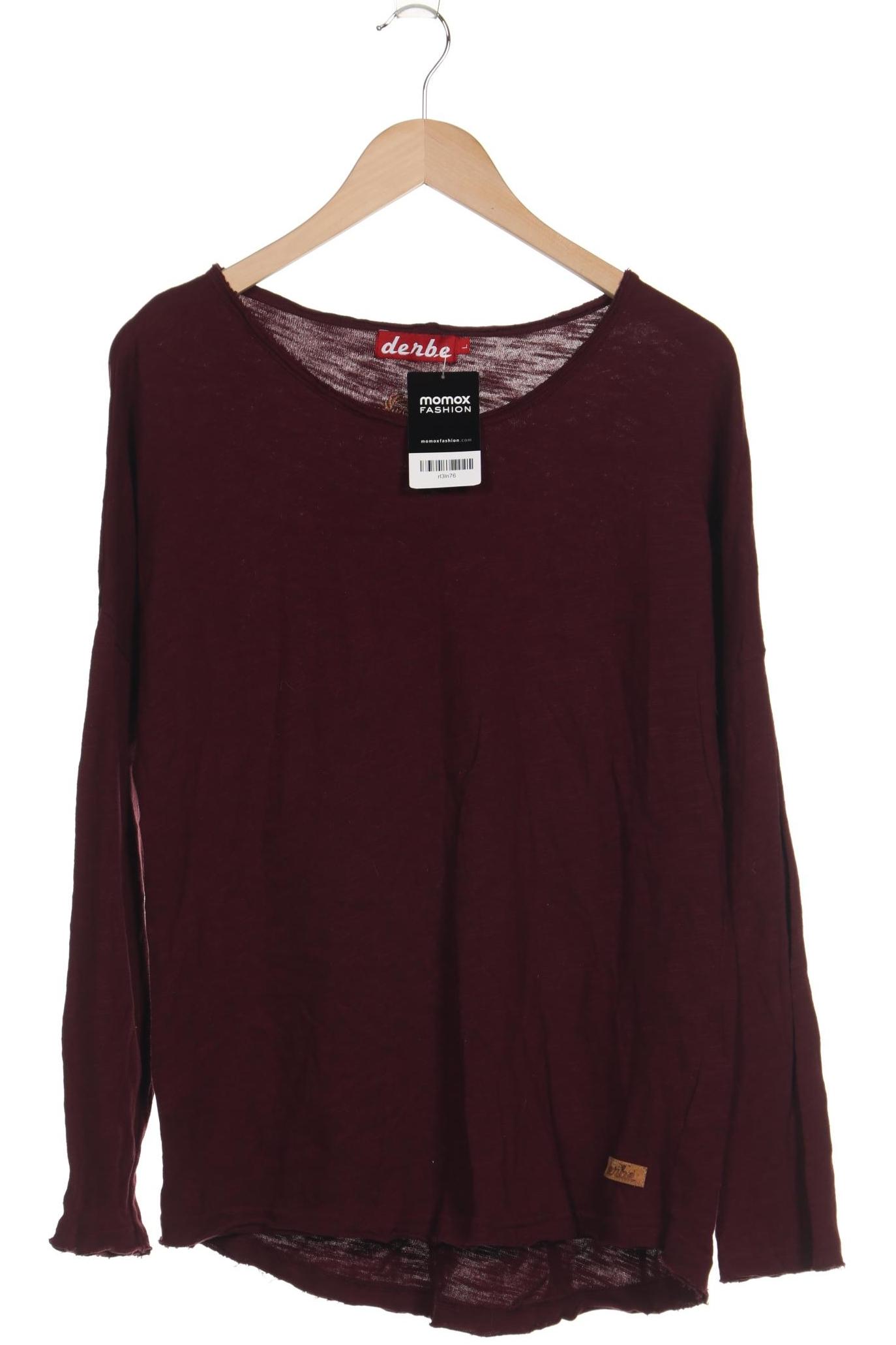 

Derbe Damen Langarmshirt, bordeaux, Gr. 42