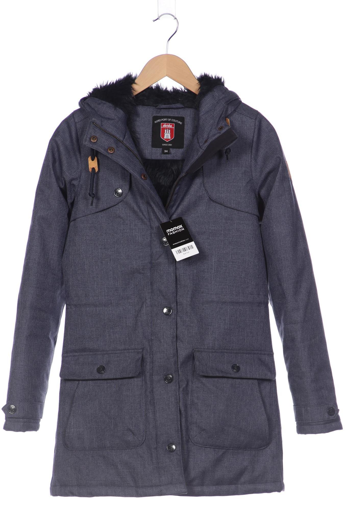 

Derbe Damen Mantel, marineblau