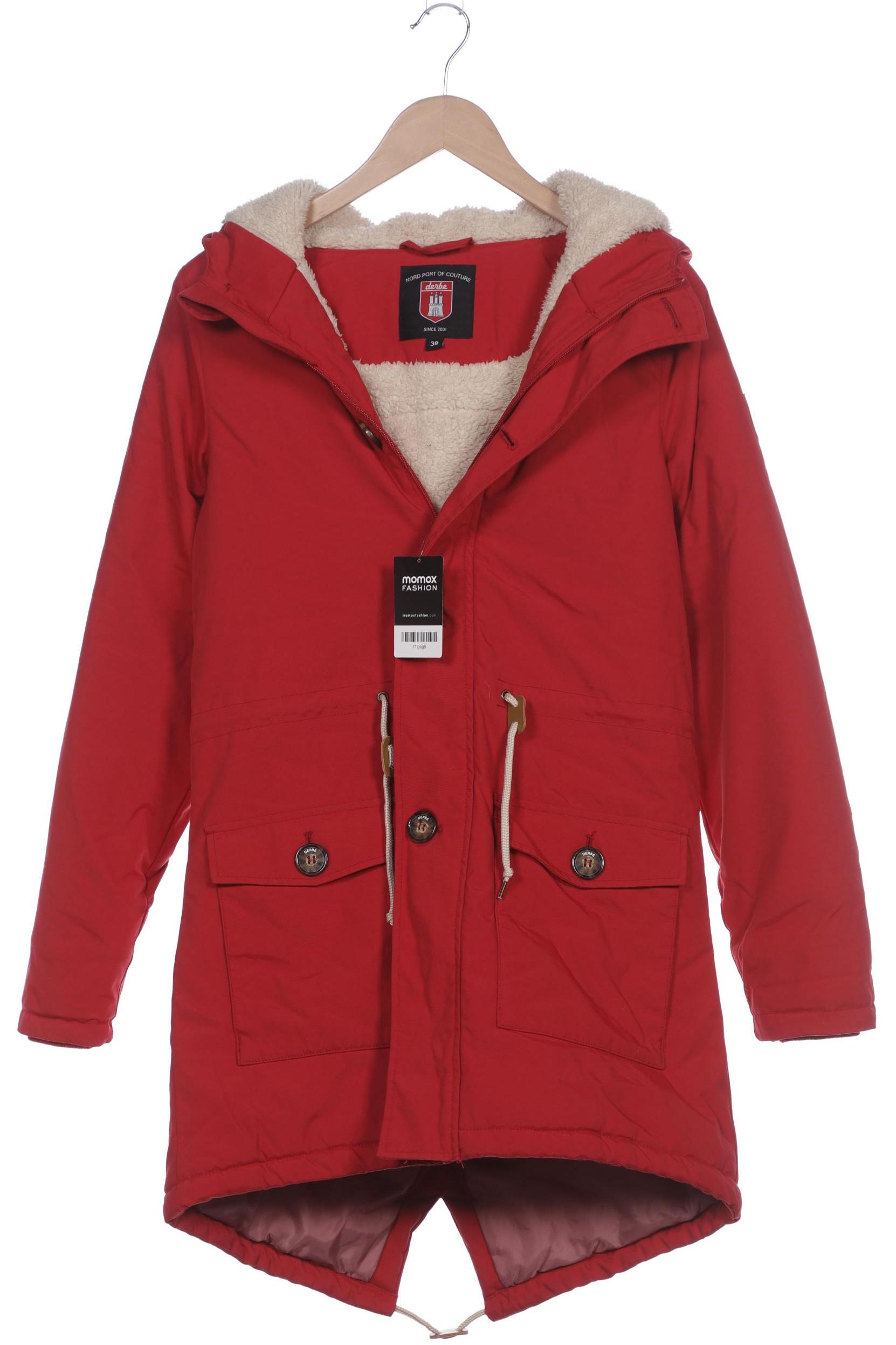 

Derbe Damen Mantel, rot, Gr. 38