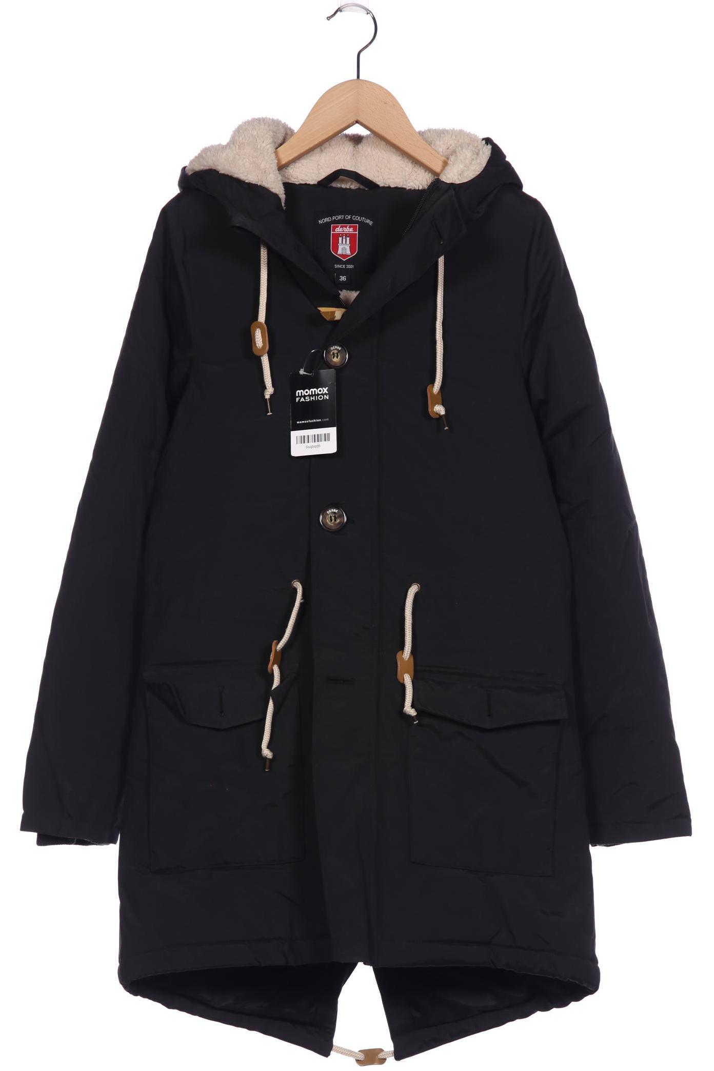 

Derbe Damen Mantel, schwarz, Gr. 36