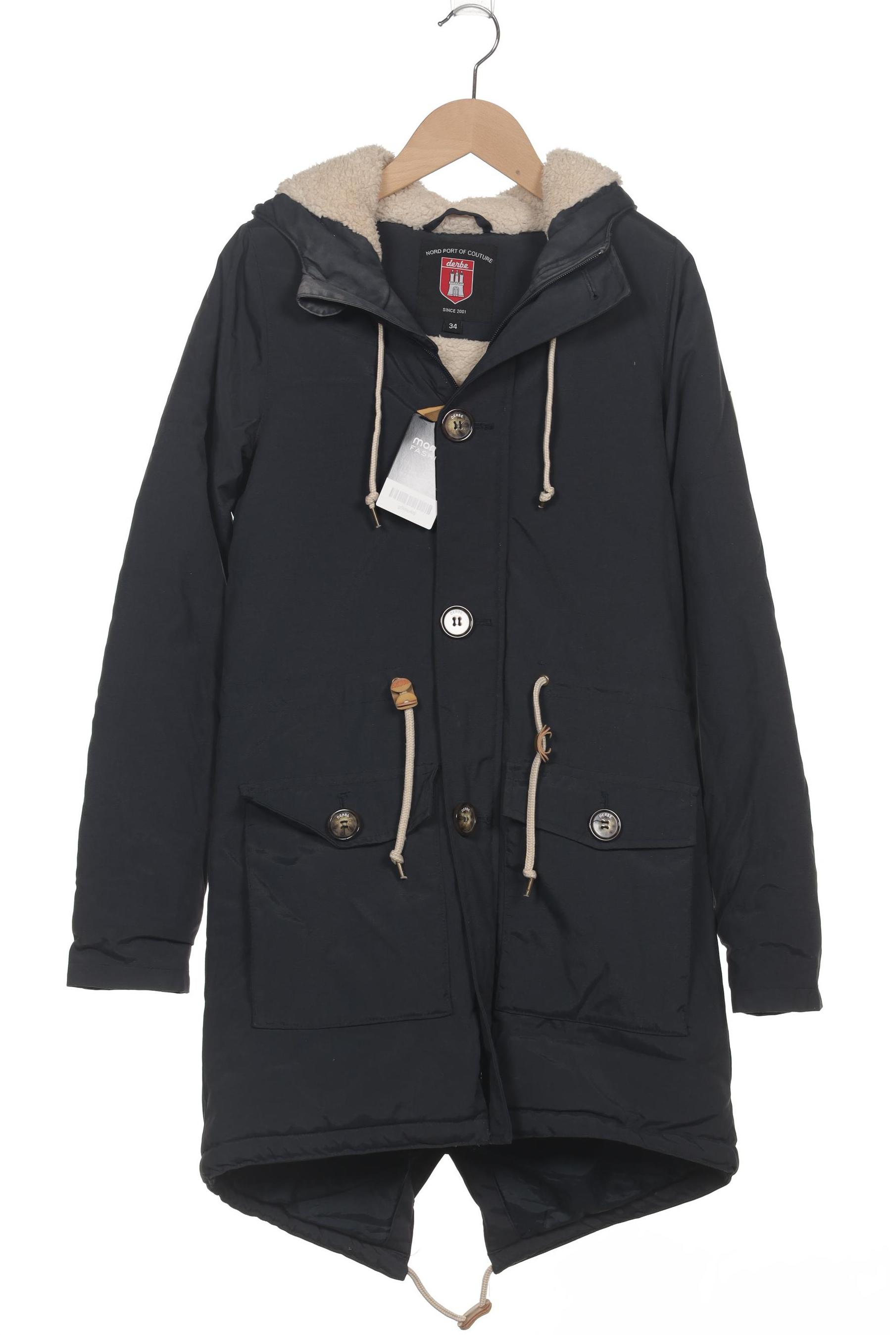 

Derbe Damen Mantel, marineblau, Gr. 34