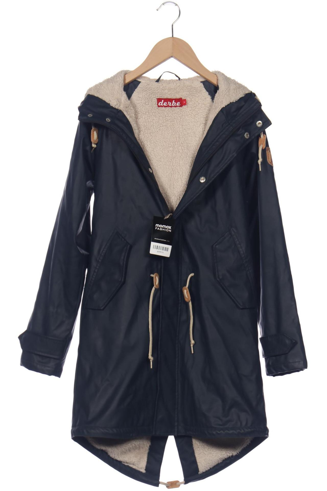 

Derbe Damen Mantel, marineblau