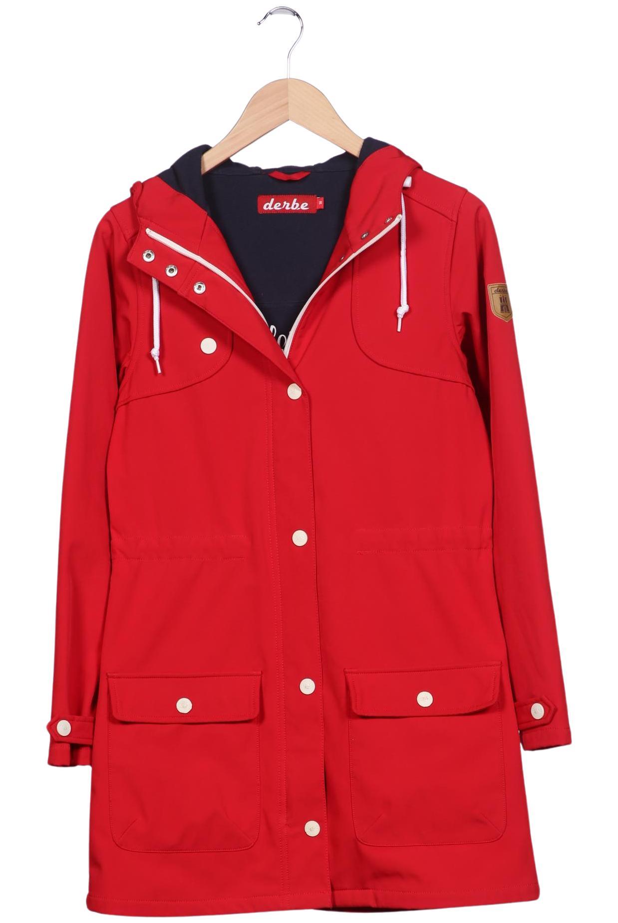 

Derbe Damen Mantel, rot, Gr. 38