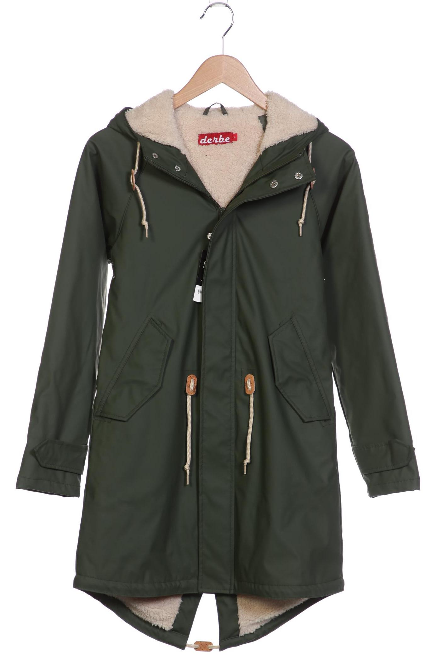 

Derbe Damen Mantel, grün, Gr. 34