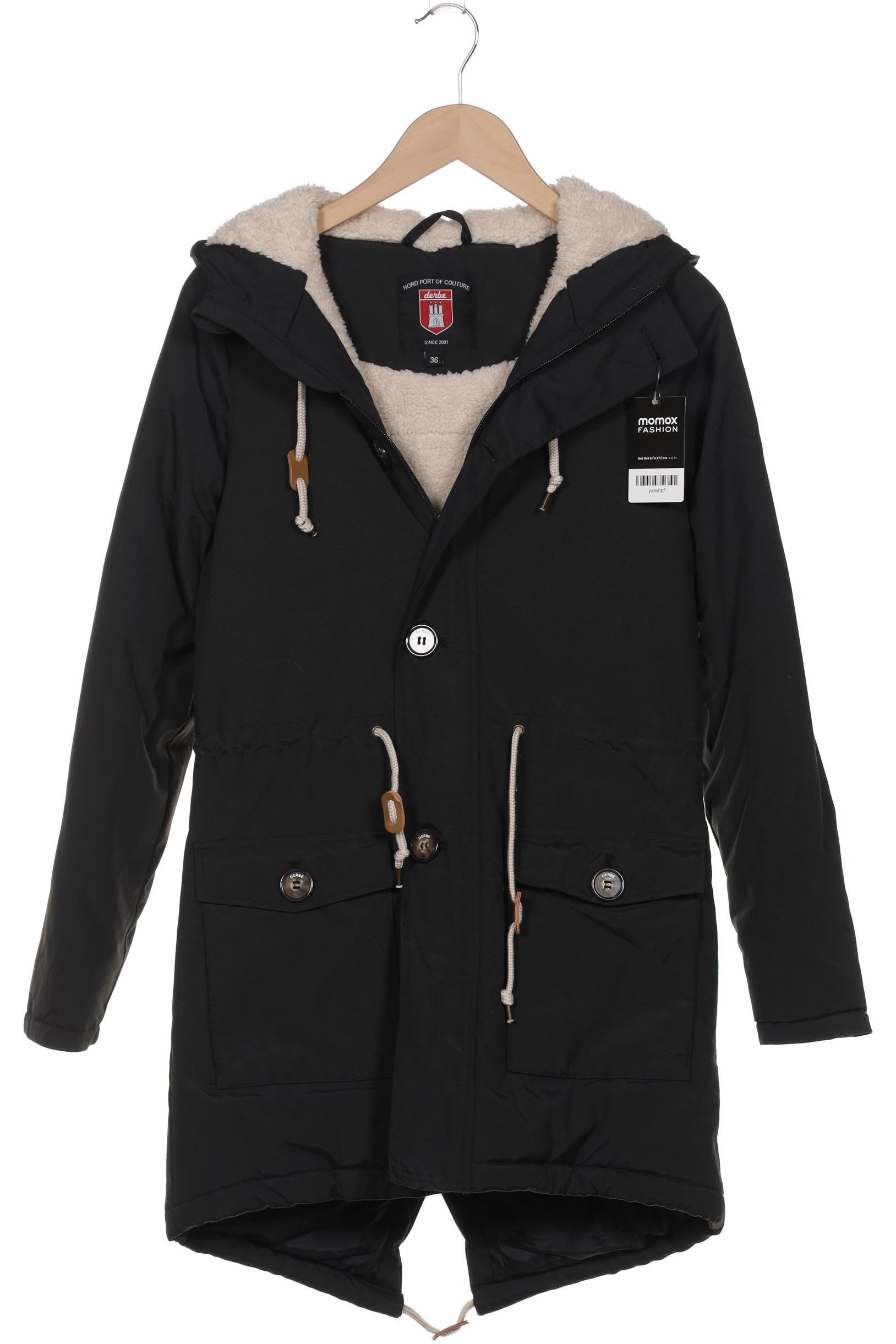 

Derbe Damen Mantel, schwarz, Gr. 36