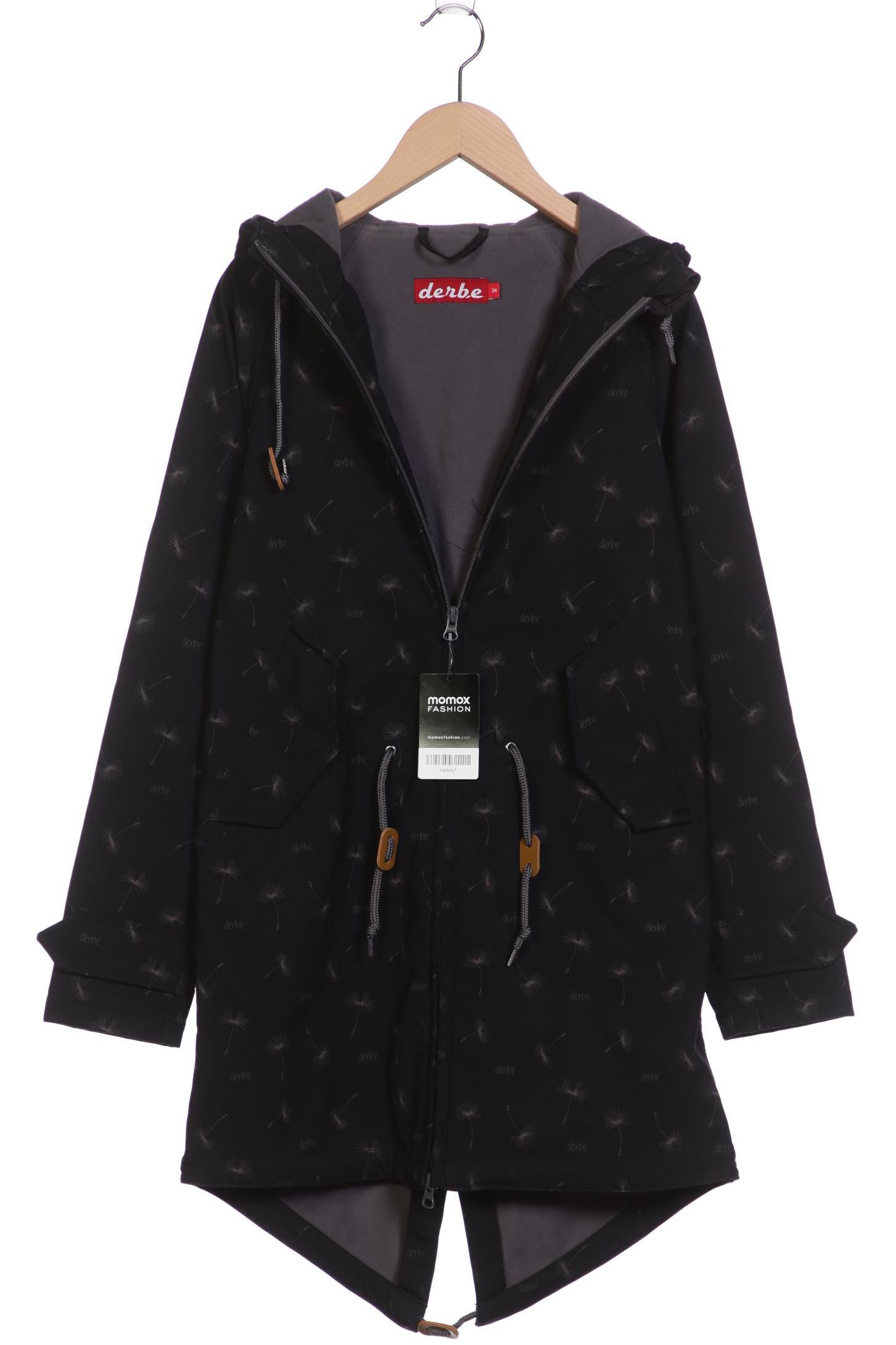 

Derbe Damen Mantel, schwarz, Gr. 34