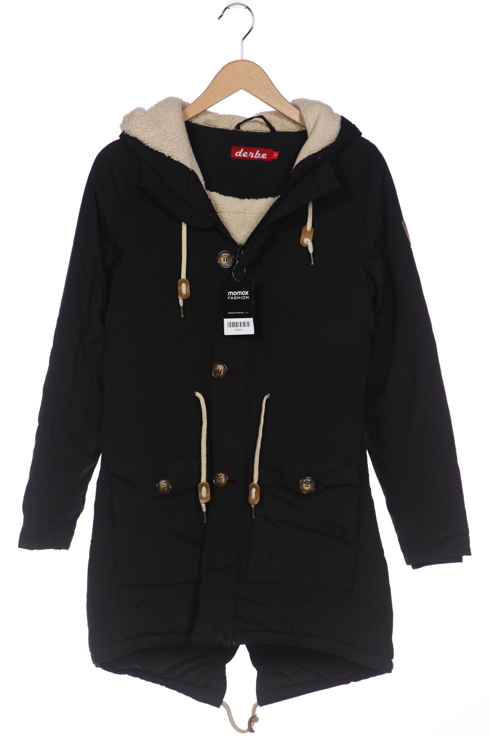 

Derbe Damen Mantel, schwarz, Gr. 38