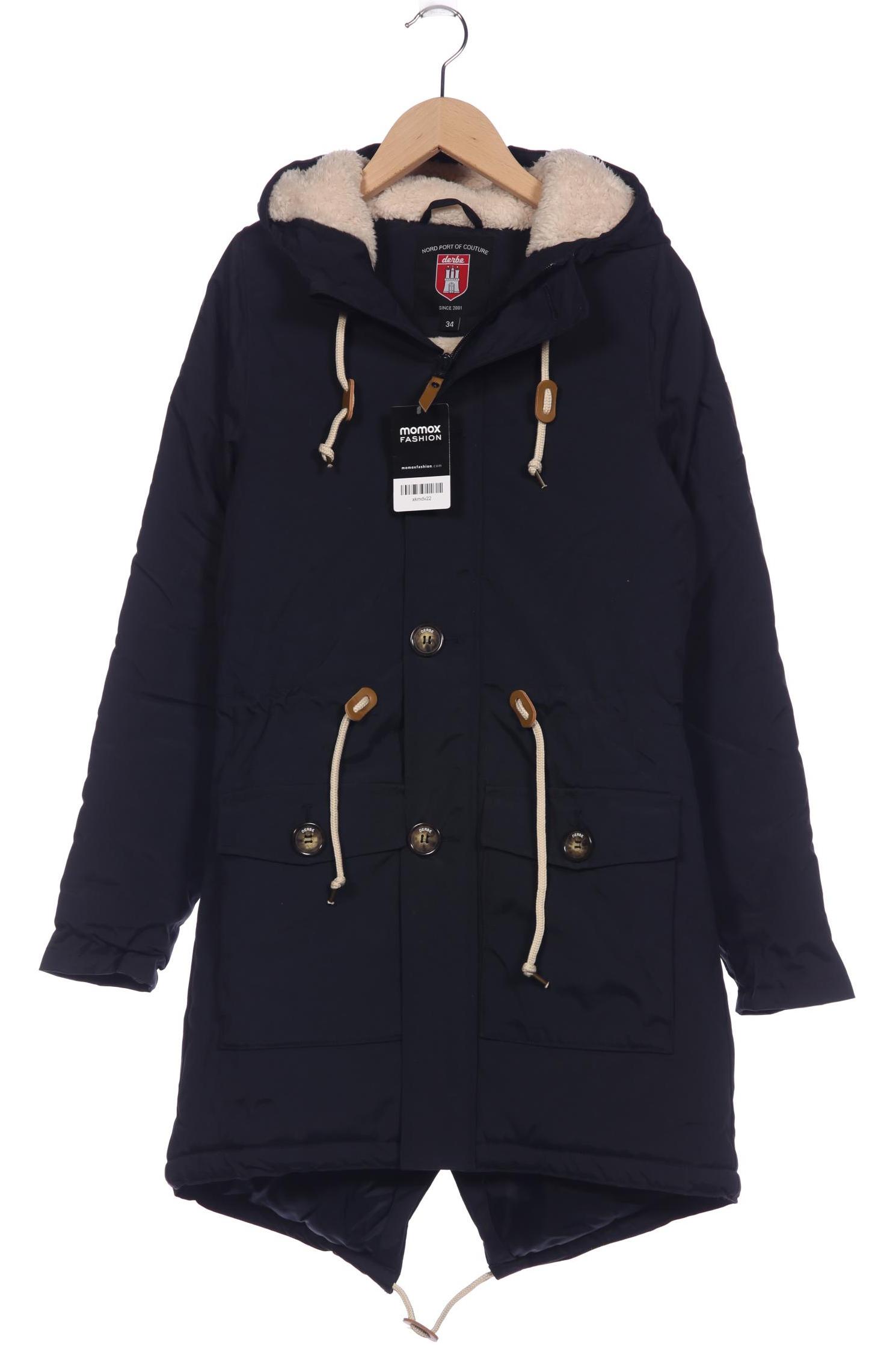 

Derbe Damen Mantel, marineblau, Gr. 34