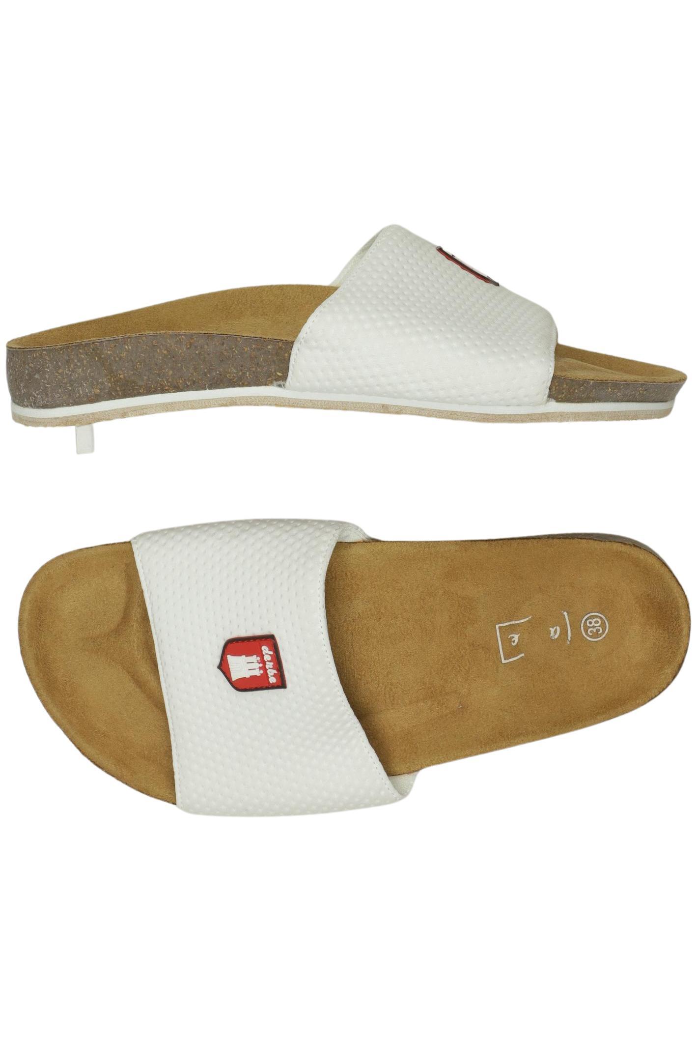 

Derbe Damen Sandale, weiß, Gr. 38