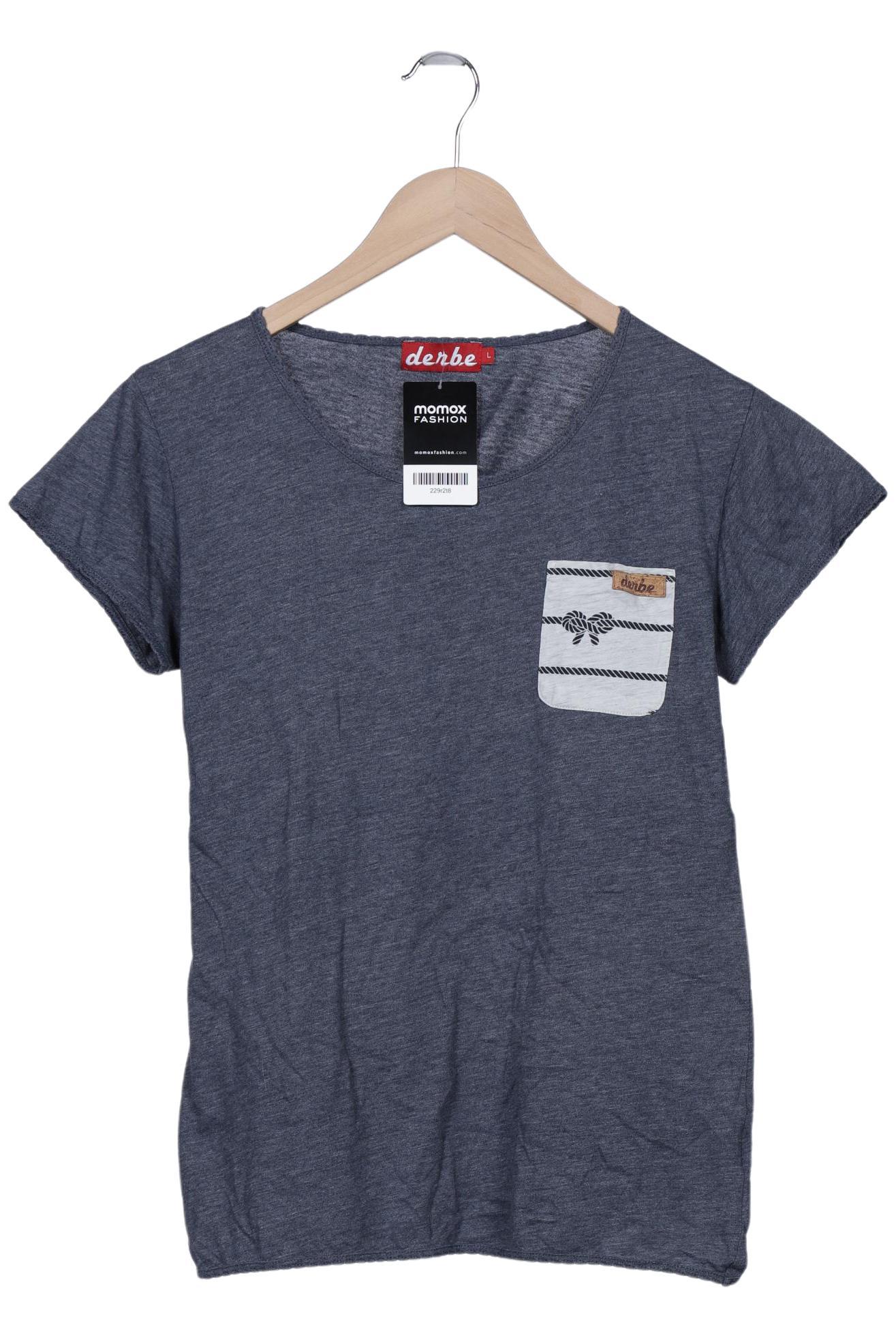 

Derbe Damen T-Shirt, blau, Gr. 42