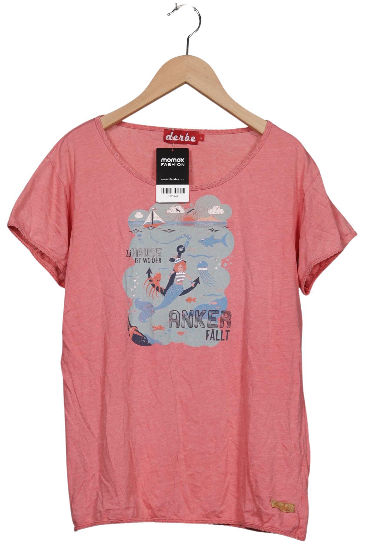 

Derbe Damen T-Shirt, pink, Gr. 42