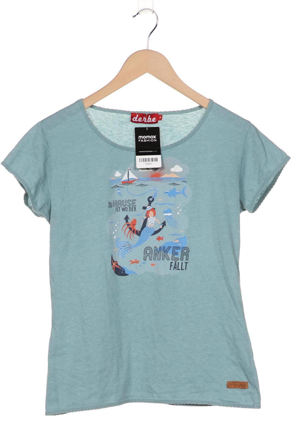 

Derbe Damen T-Shirt, türkis, Gr. 38