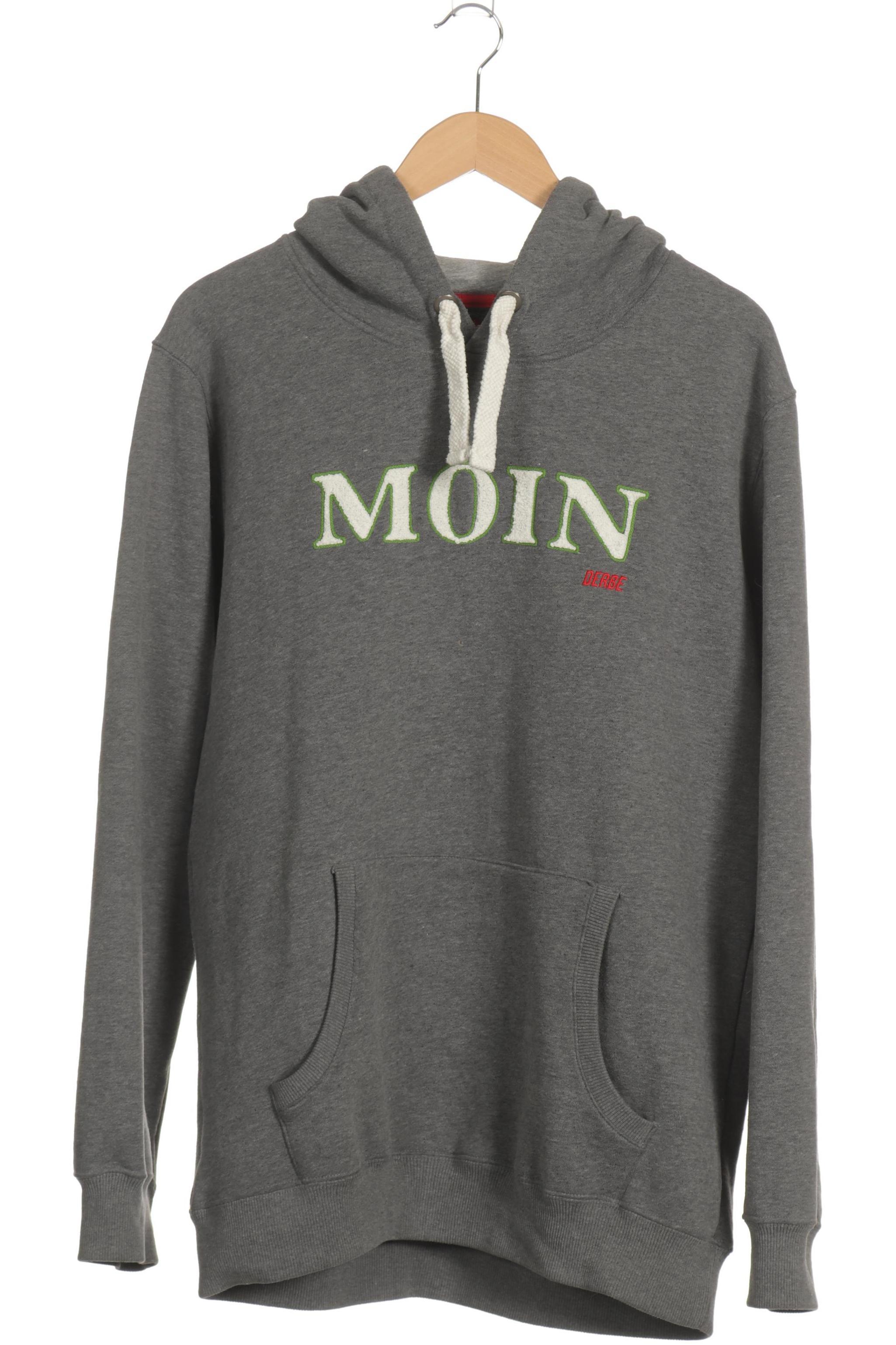 

Derbe Herren Kapuzenpullover, grau, Gr.