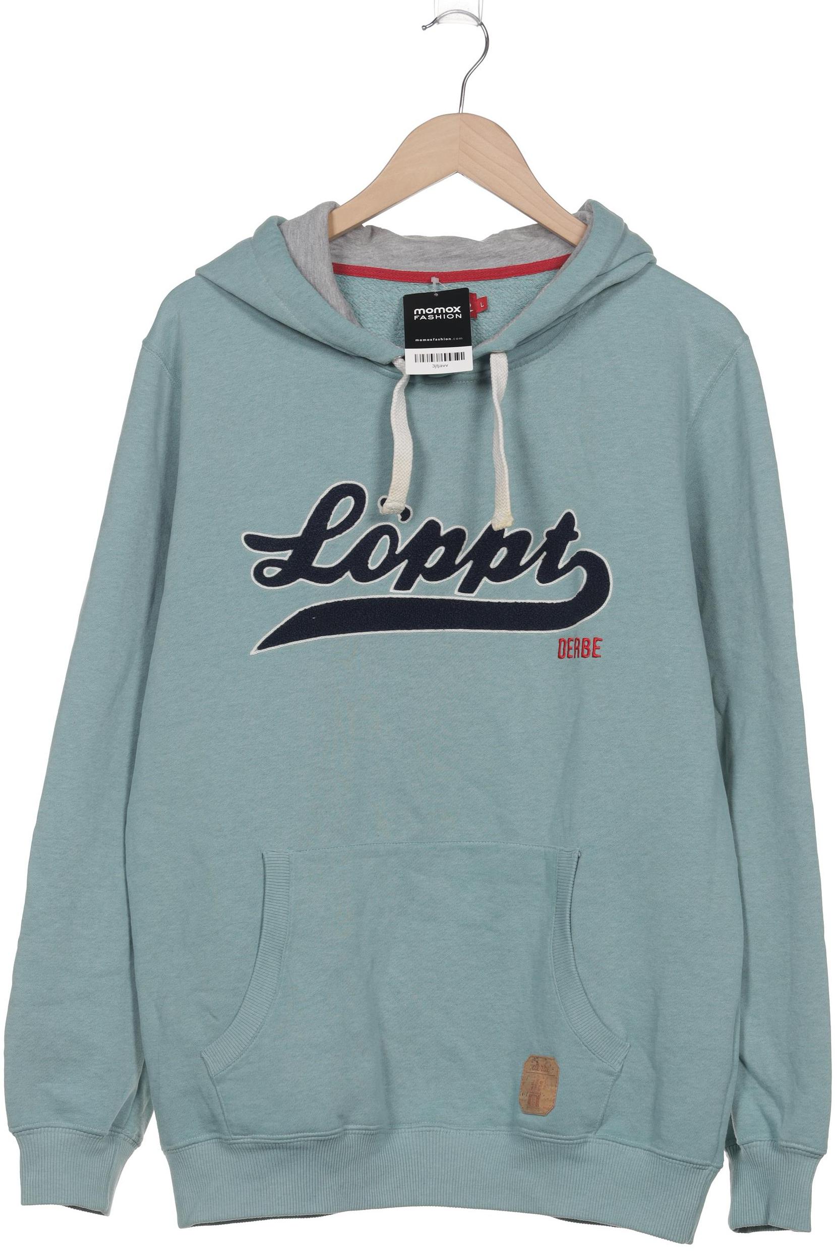 

Derbe Herren Kapuzenpullover, türkis, Gr. 52