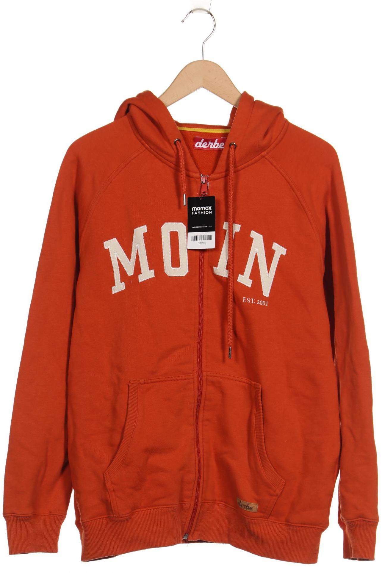 

Derbe Herren Kapuzenpullover, orange, Gr. 52