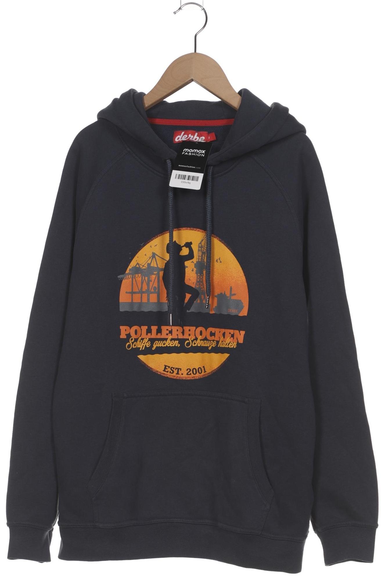 

Derbe Herren Kapuzenpullover, marineblau, Gr. 48