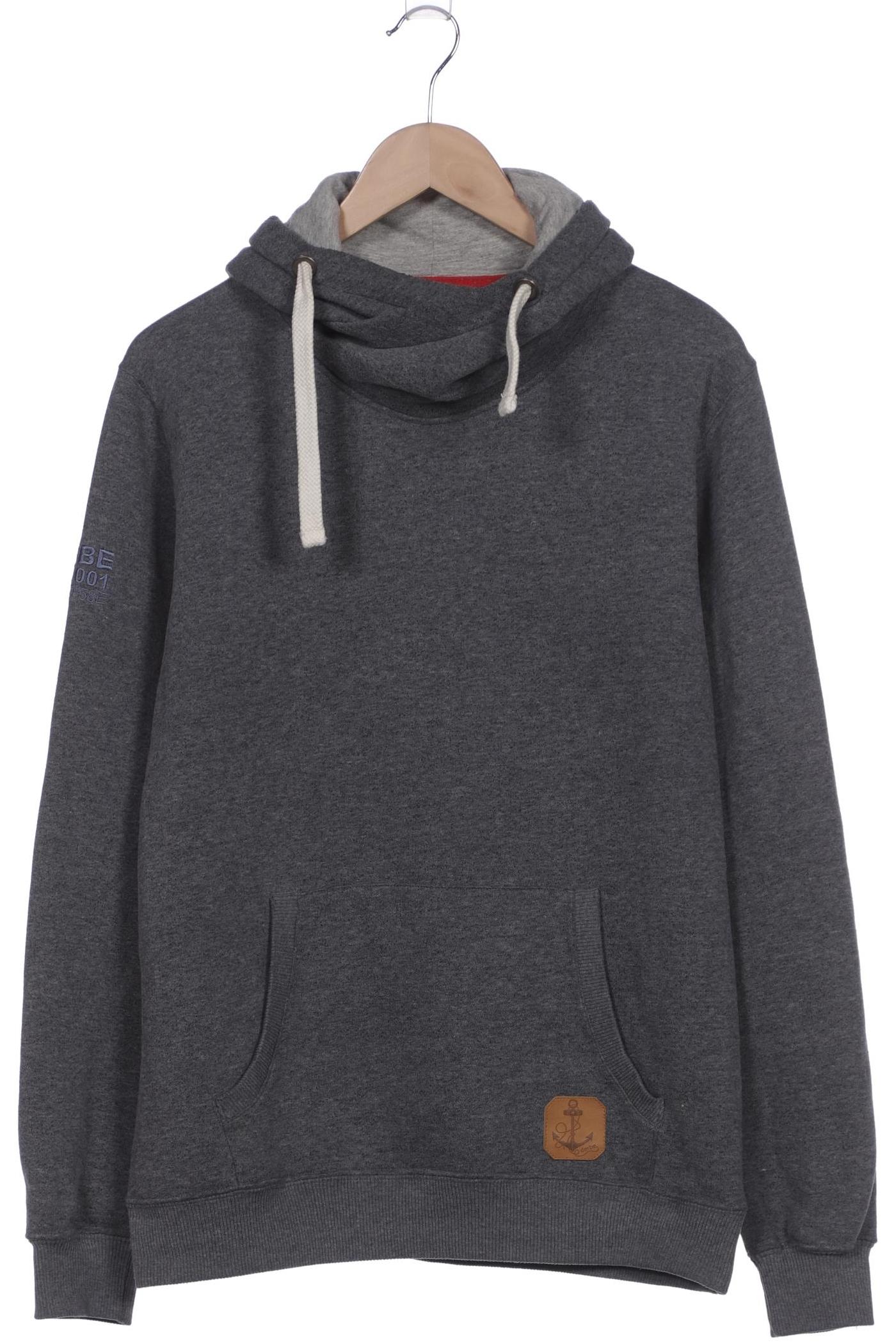 

Derbe Herren Kapuzenpullover, grau, Gr. 52
