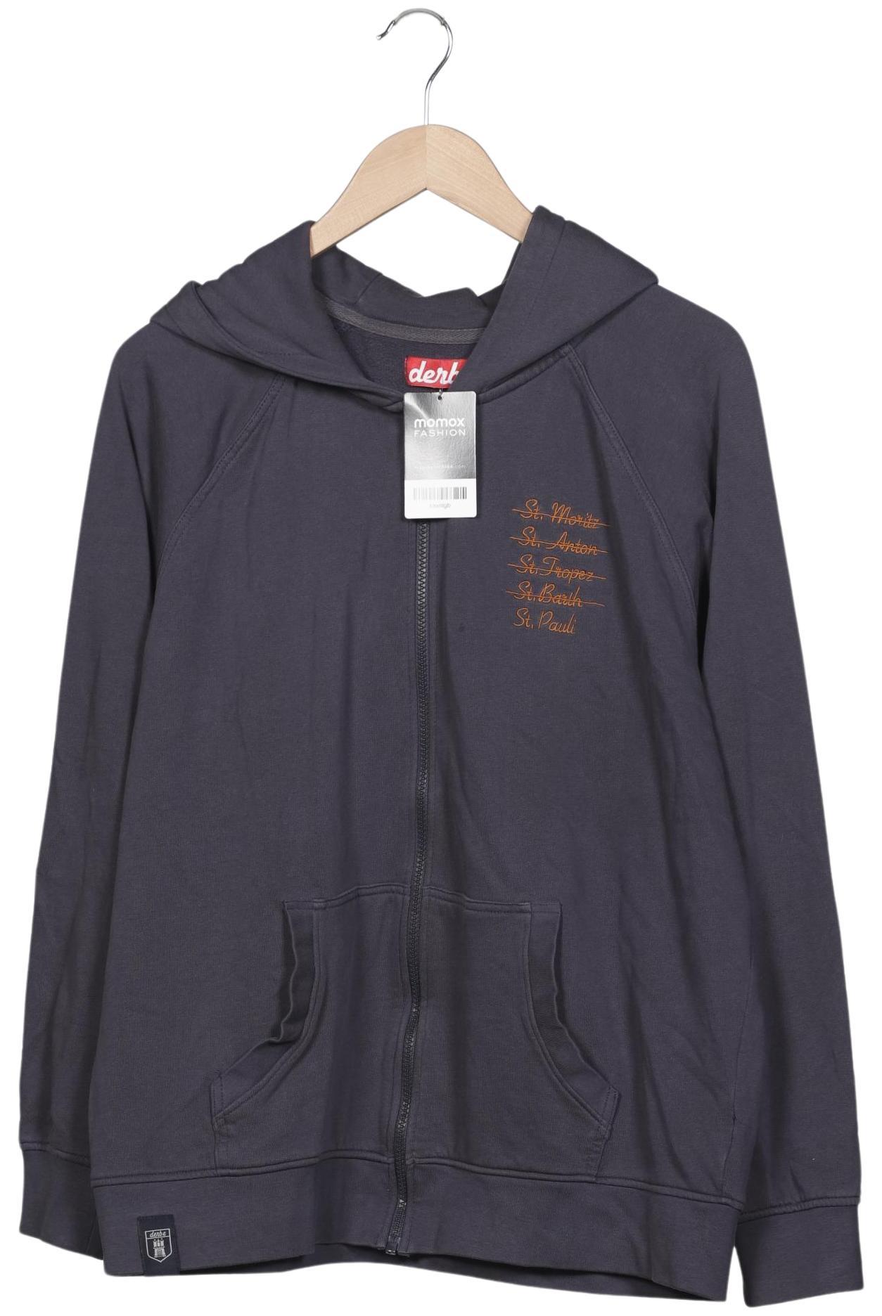 

Derbe Herren Kapuzenpullover, grau, Gr. 54