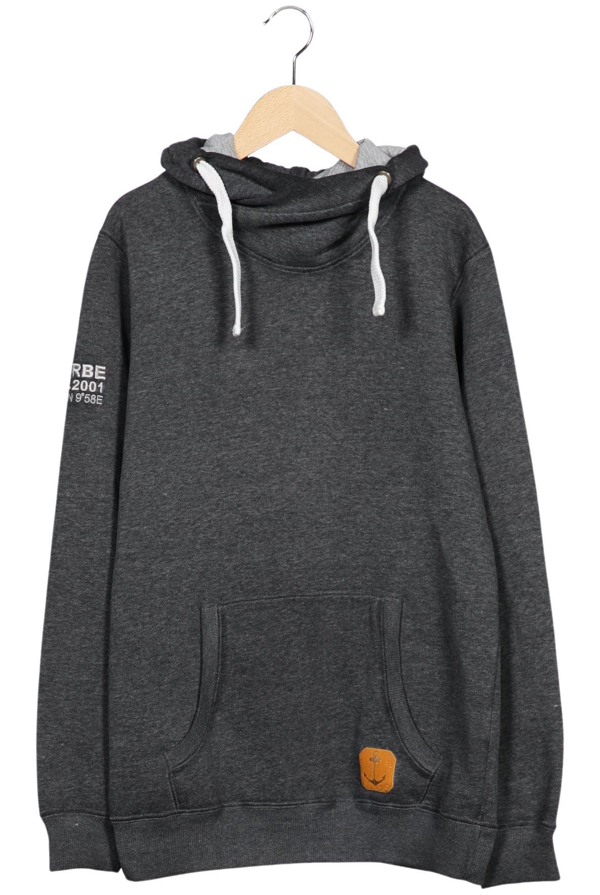 

Derbe Herren Kapuzenpullover, grau, Gr. 48