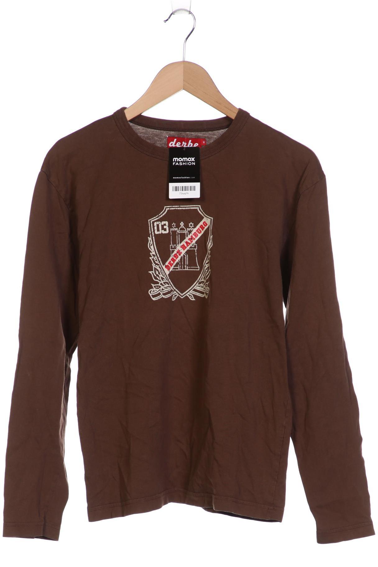 

Derbe Herren Langarmshirt, braun, Gr. 48