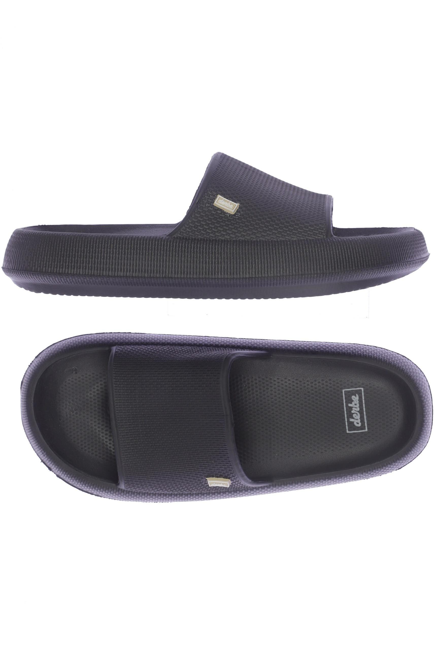 

Derbe Herren Sandale, schwarz, Gr. 9