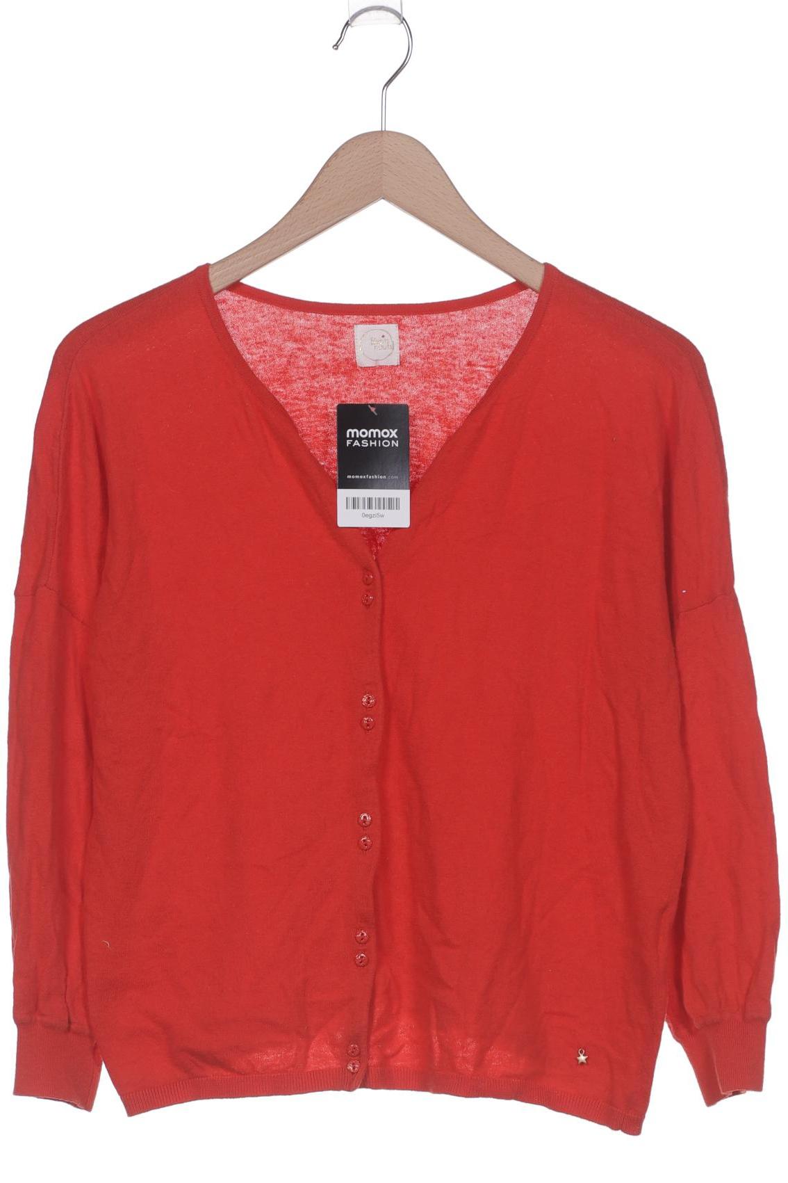 

des petits hauts Damen Strickjacke, orange, Gr. 36