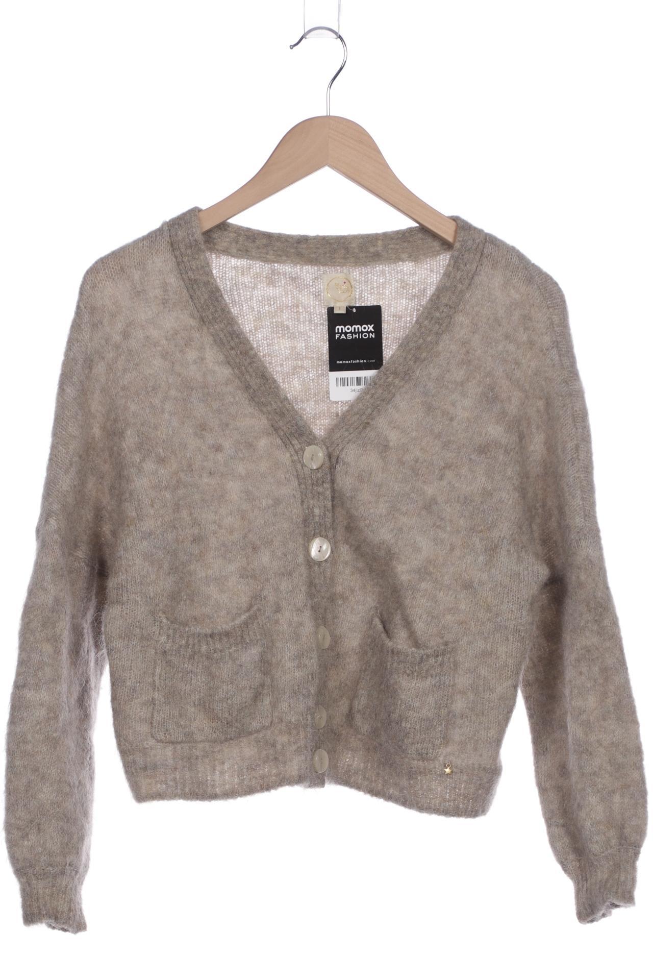 

des petits hauts Damen Strickjacke, grau, Gr. 36