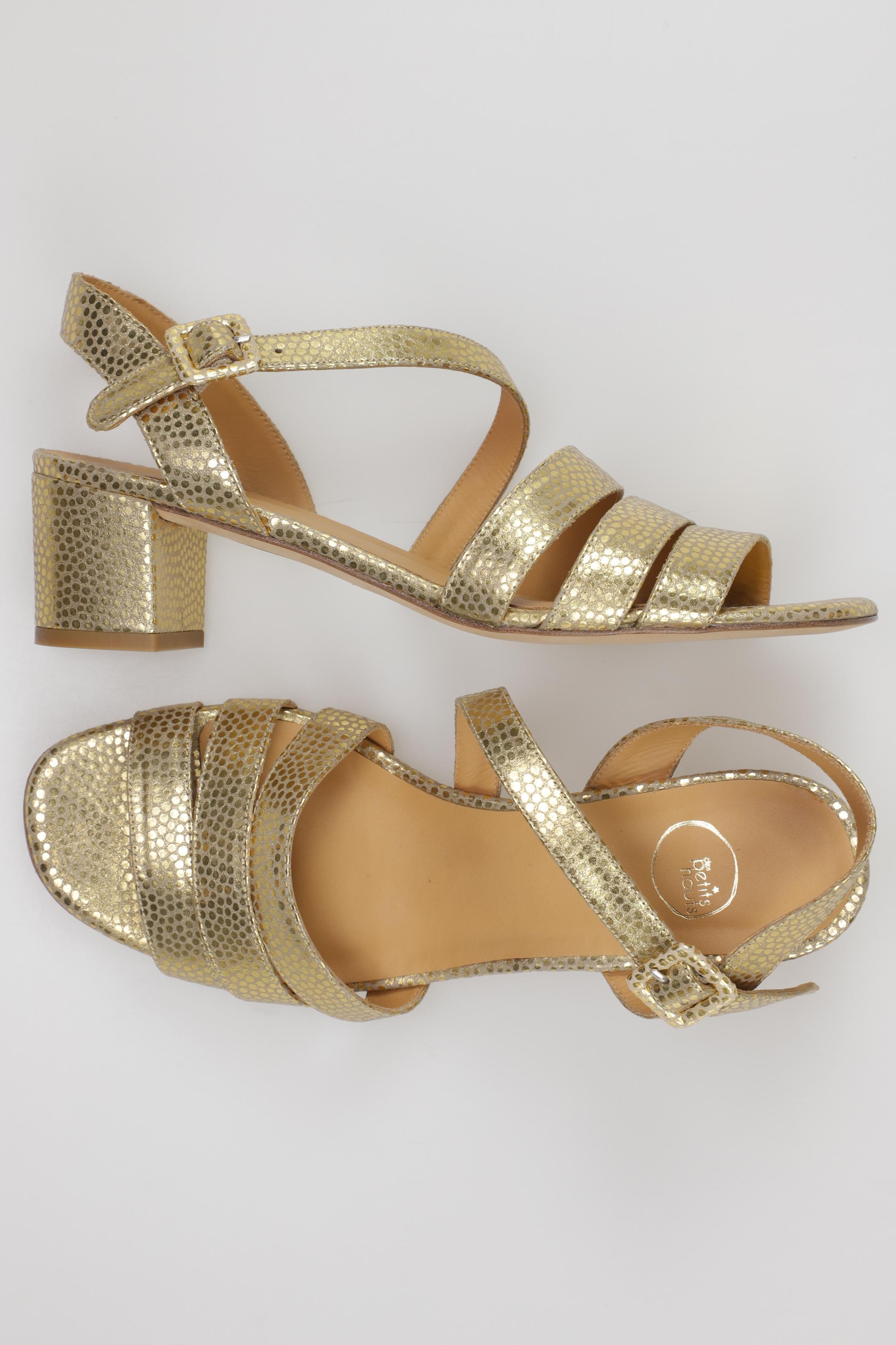 

des petits hauts Damen Sandale, gold, Gr. 38