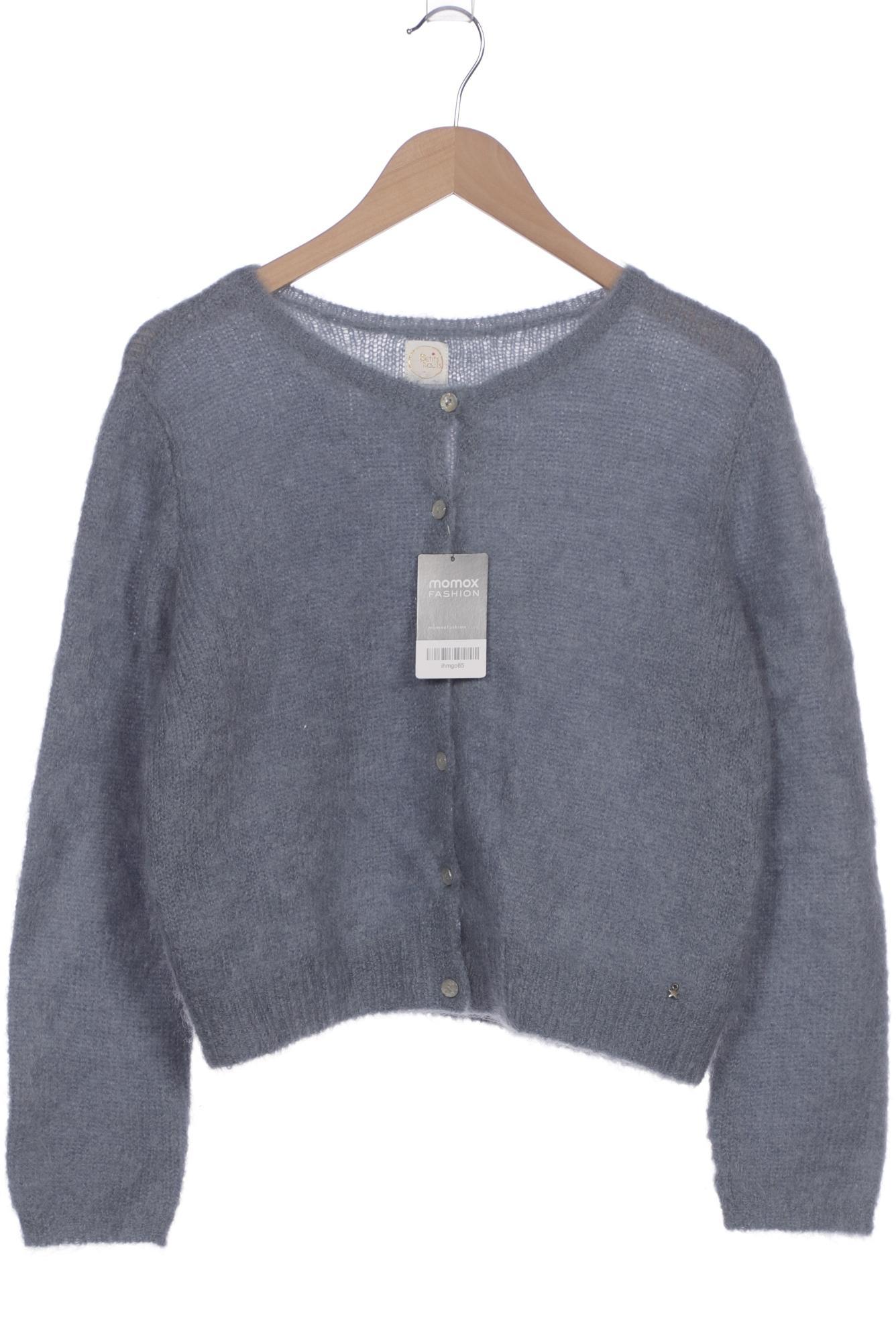 

des petits hauts Damen Strickjacke, hellblau, Gr. 38