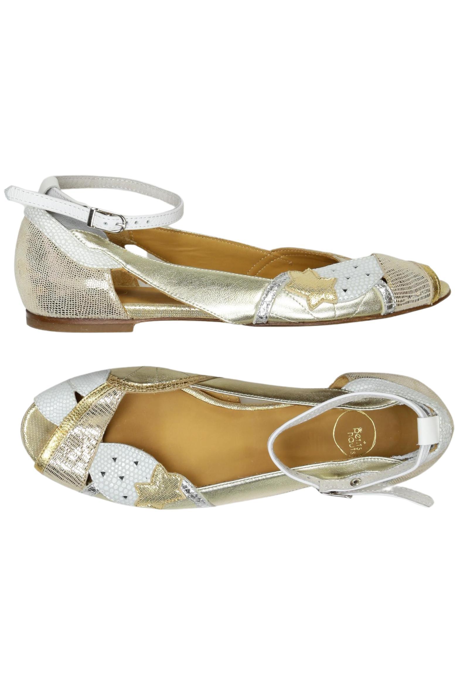 

des petits hauts Damen Ballerinas, gold, Gr. 37