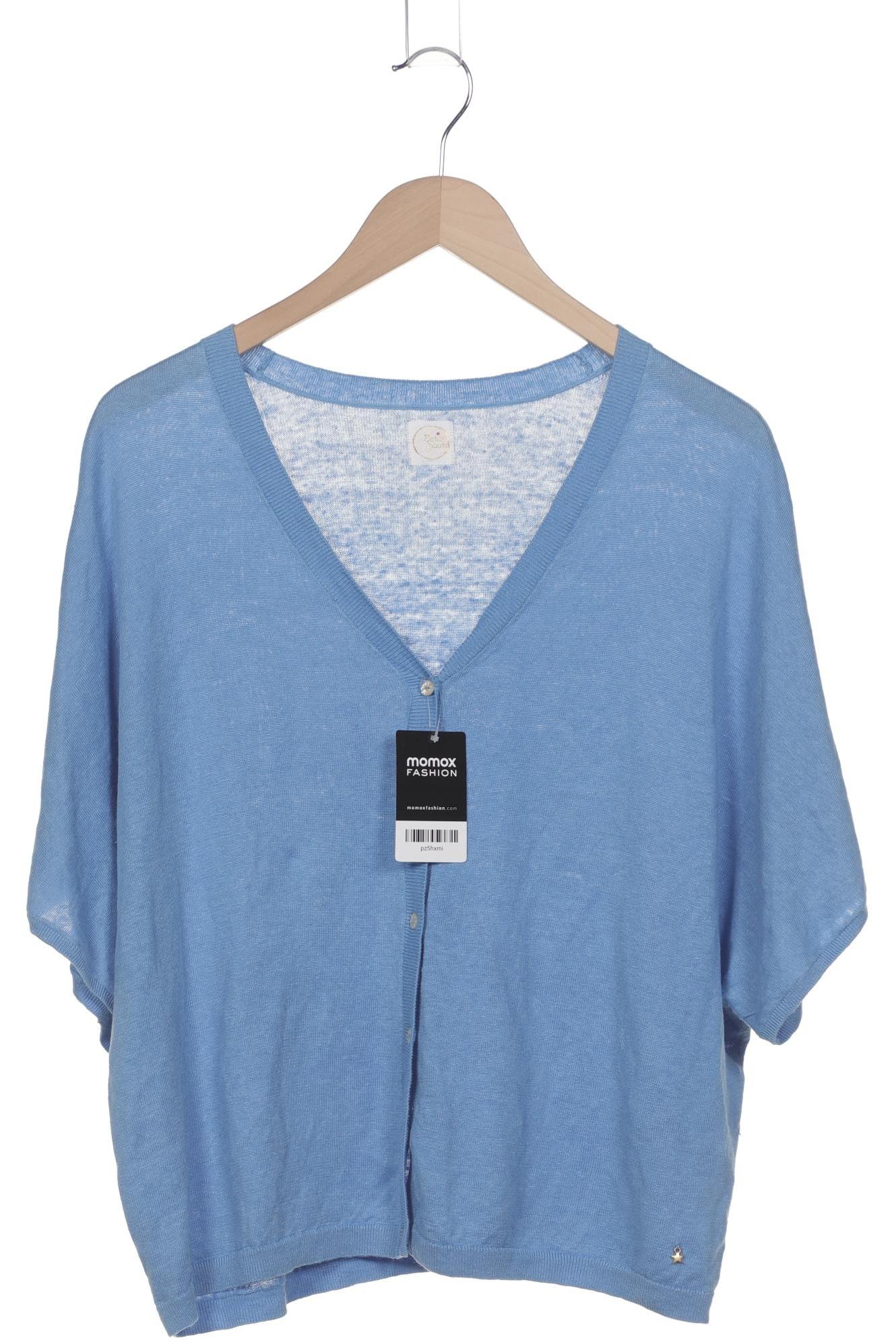 

des petits hauts Damen Strickjacke, blau, Gr. 40