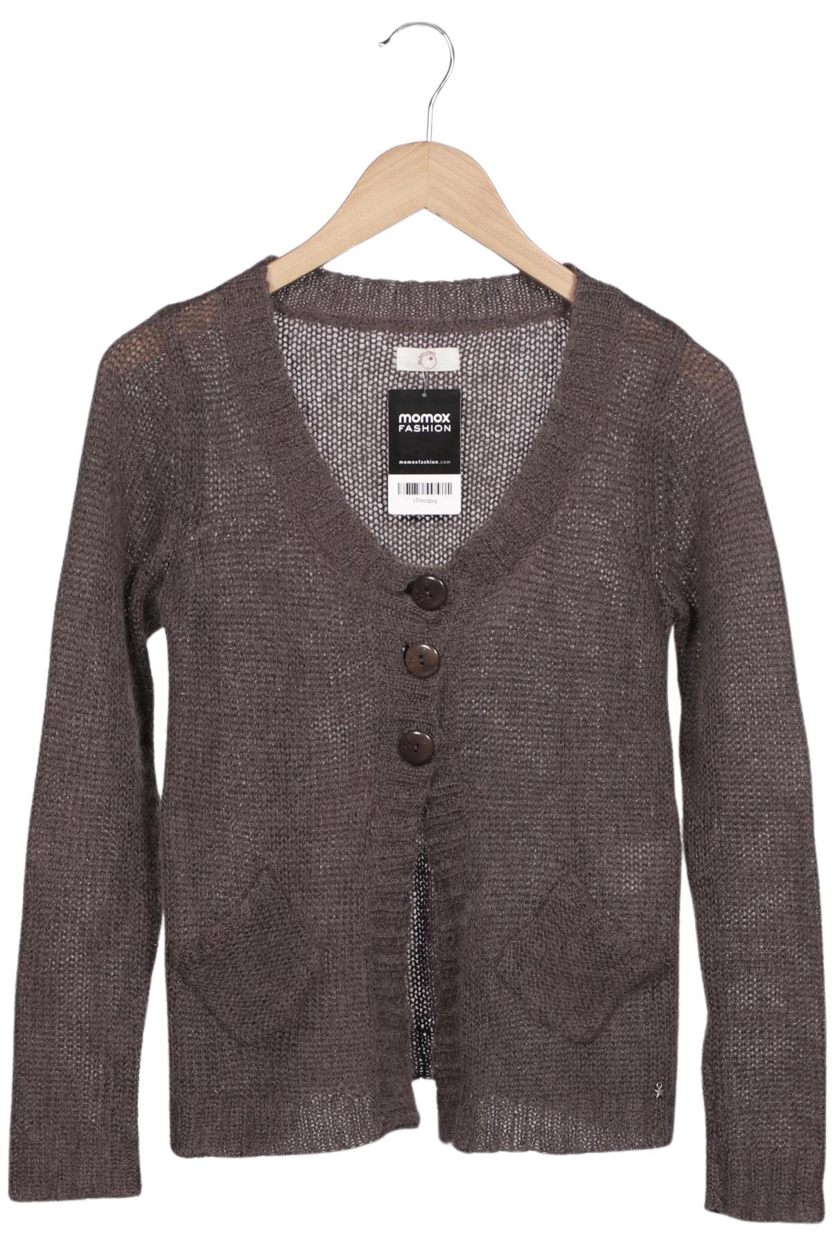 

des petits hauts Damen Strickjacke, grau, Gr. 36