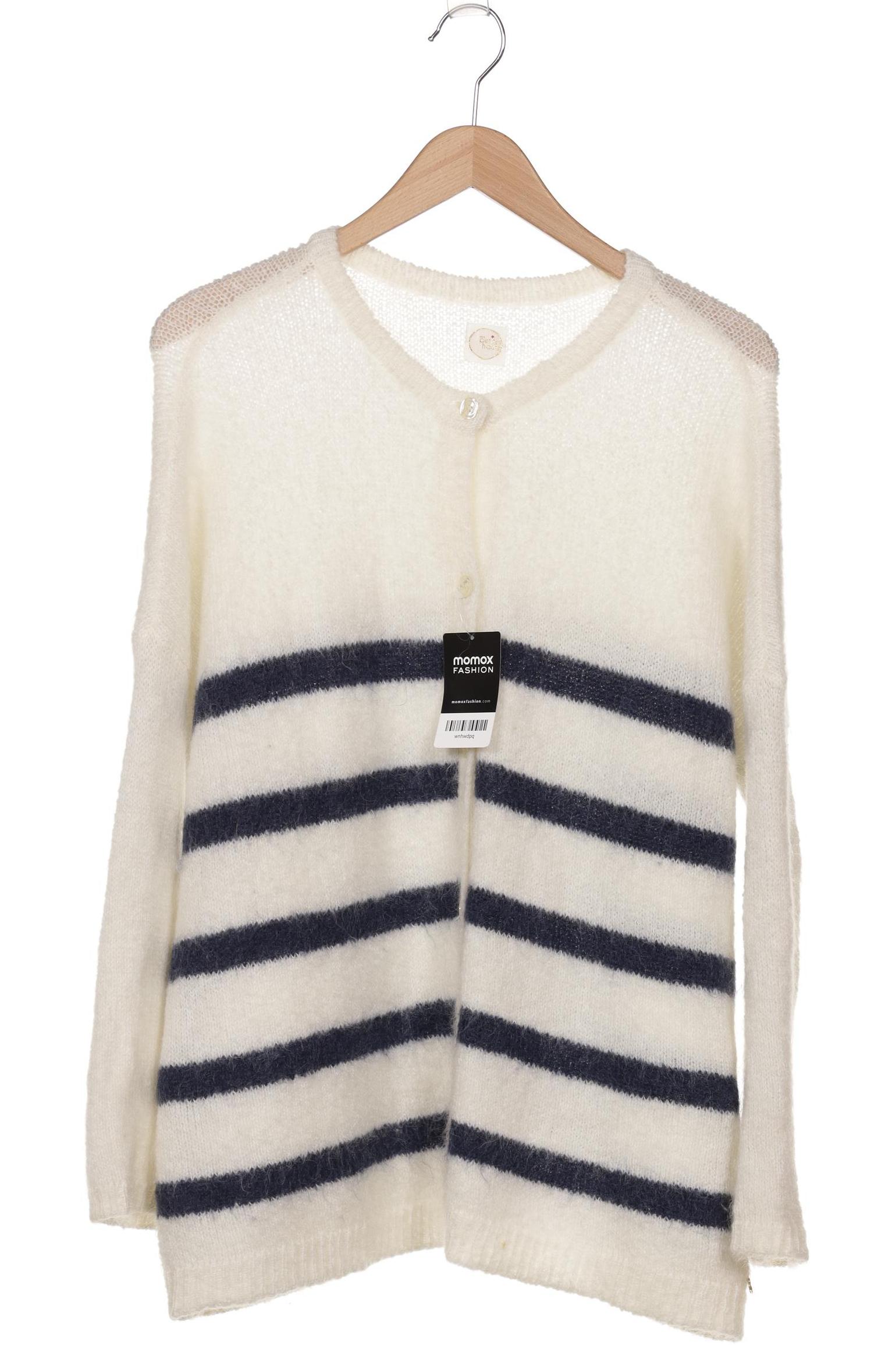 

des petits hauts Damen Strickjacke, weiß, Gr. 38