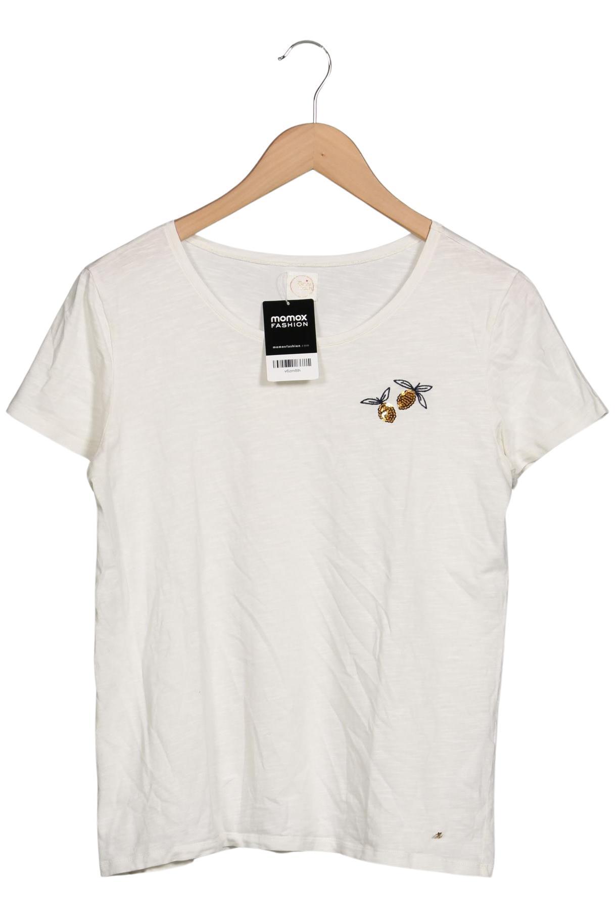 

des petits hauts Damen T-Shirt, cremeweiß, Gr. 38