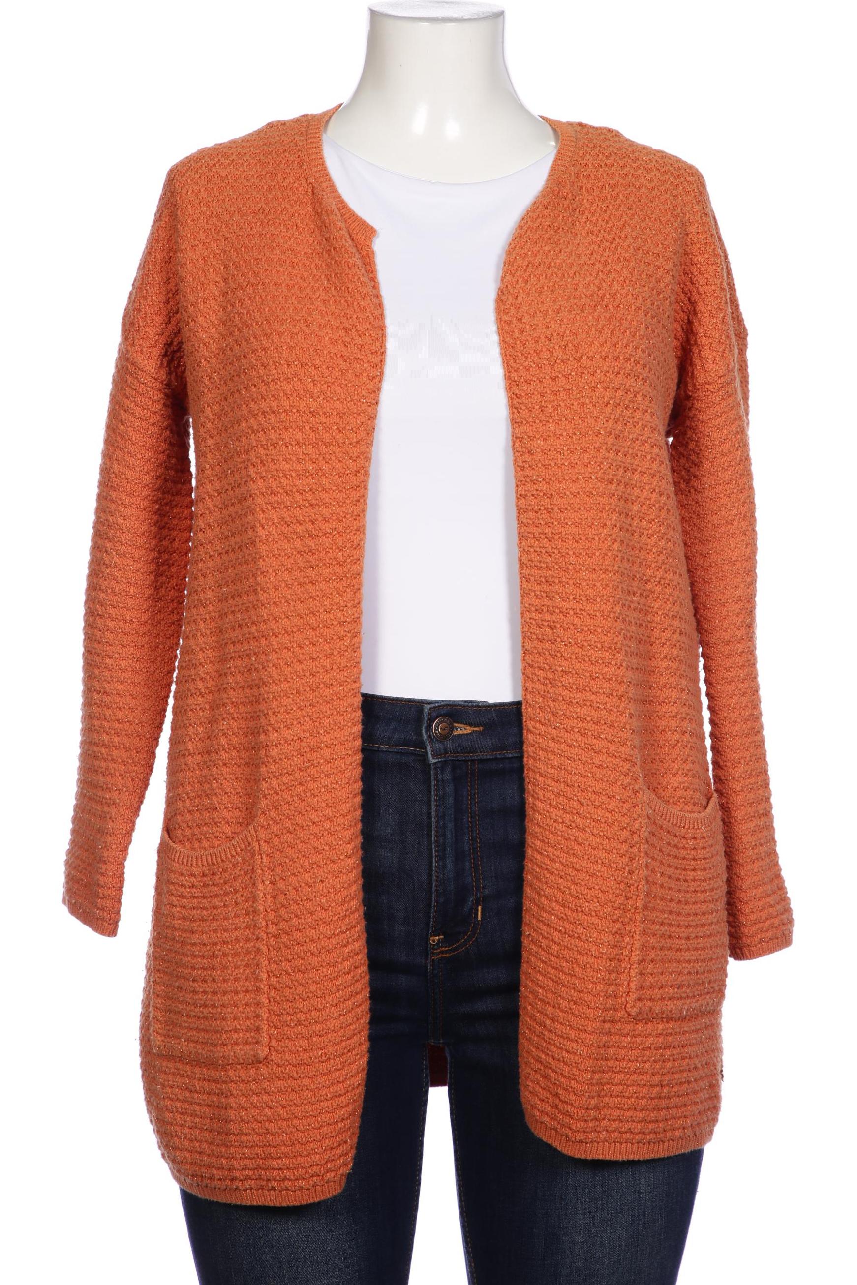 

des petits hauts Damen Strickjacke, orange, Gr. 44