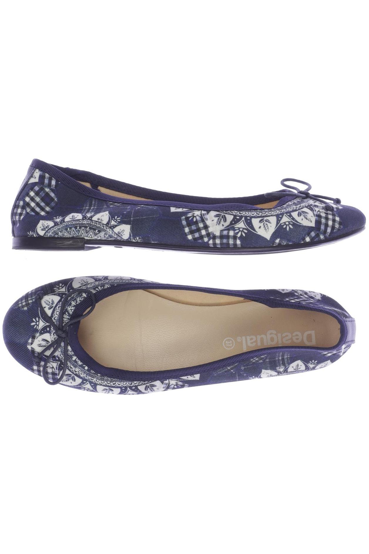 

Desigual Damen Ballerinas, marineblau, Gr. 37