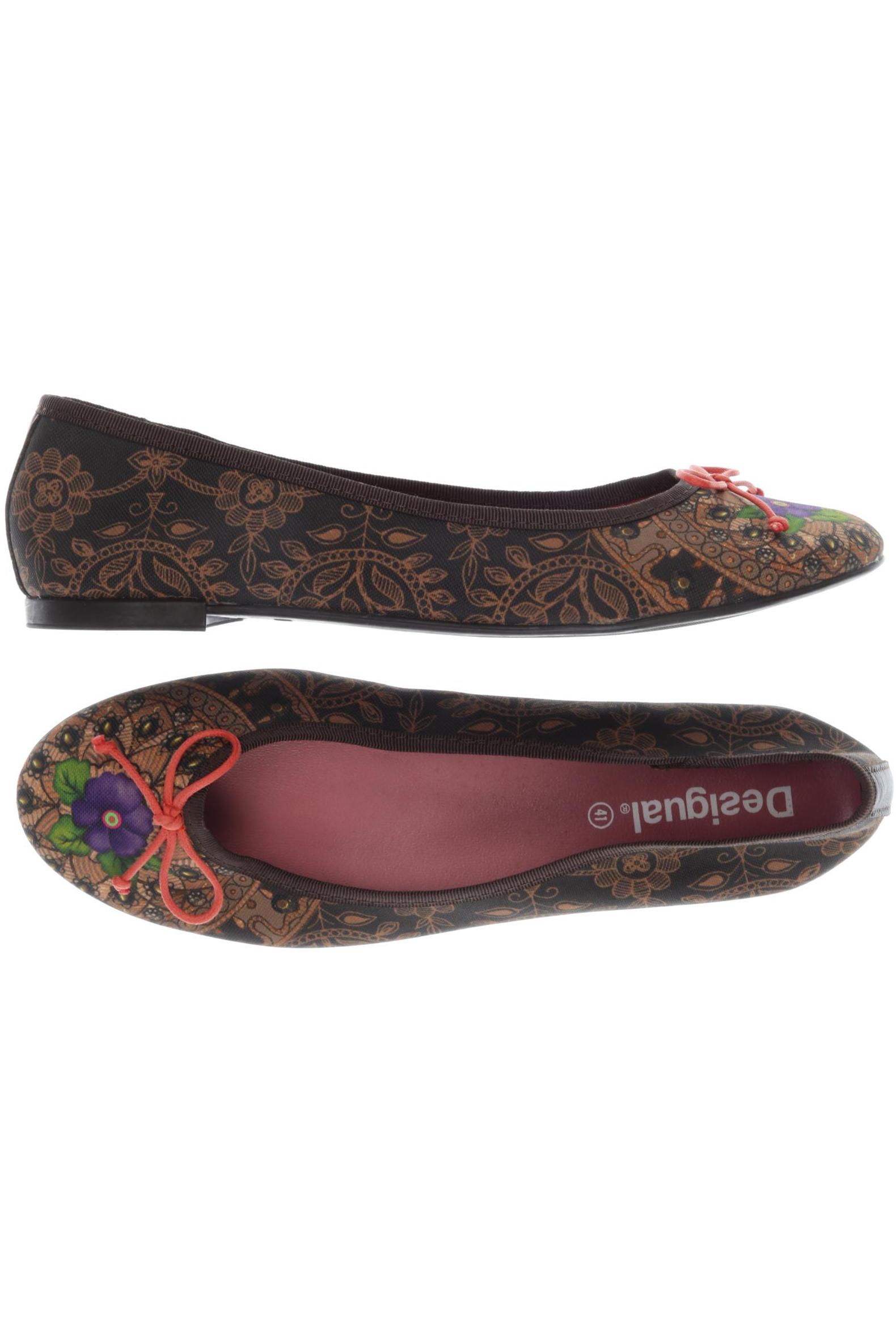 

Desigual Damen Ballerinas, braun, Gr. 41